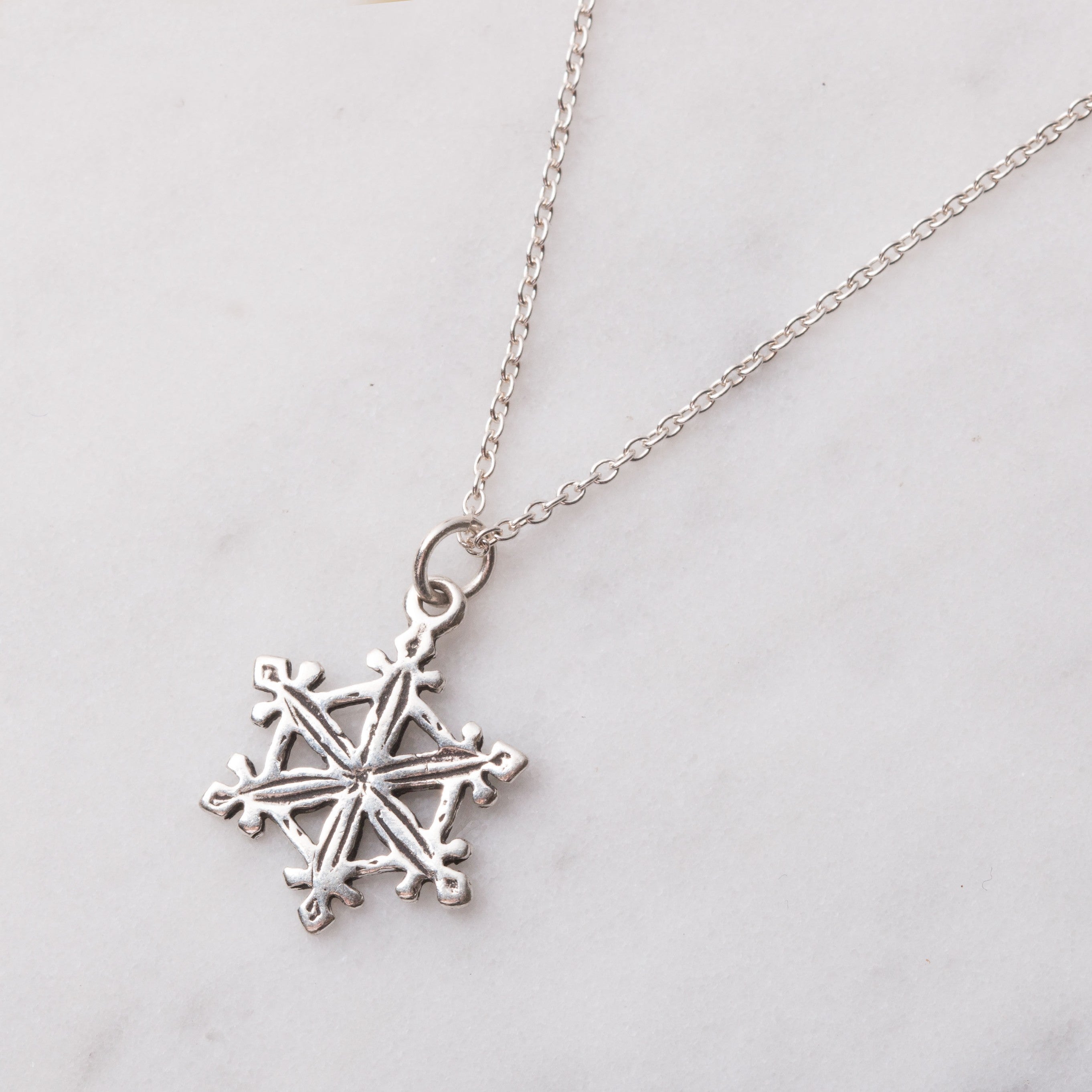 Sterling Silver Snowflake Charm