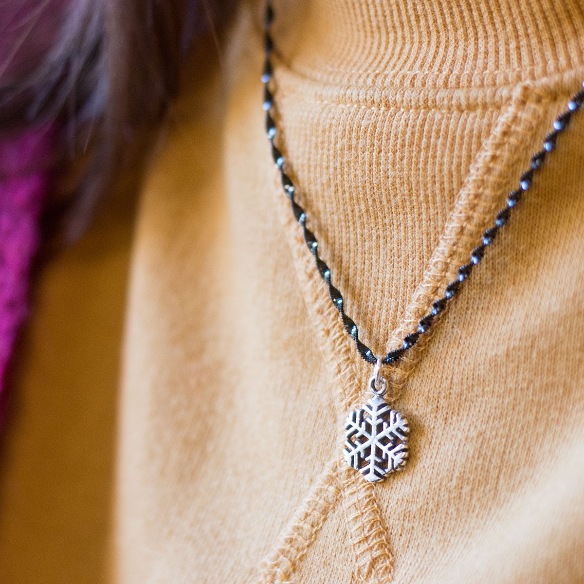 Sterling Silver Snowflake Charm