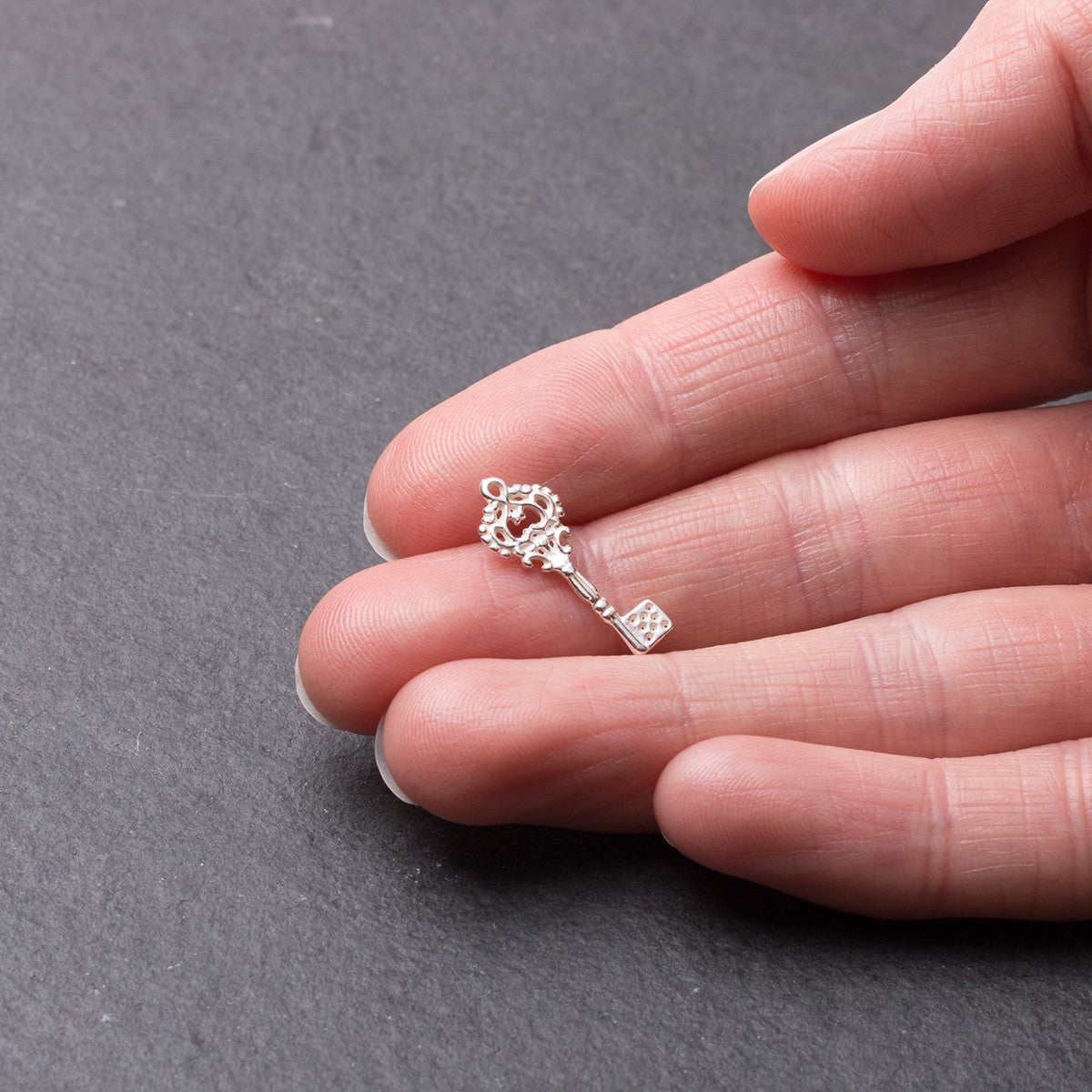 Sterling Silver Key Charm