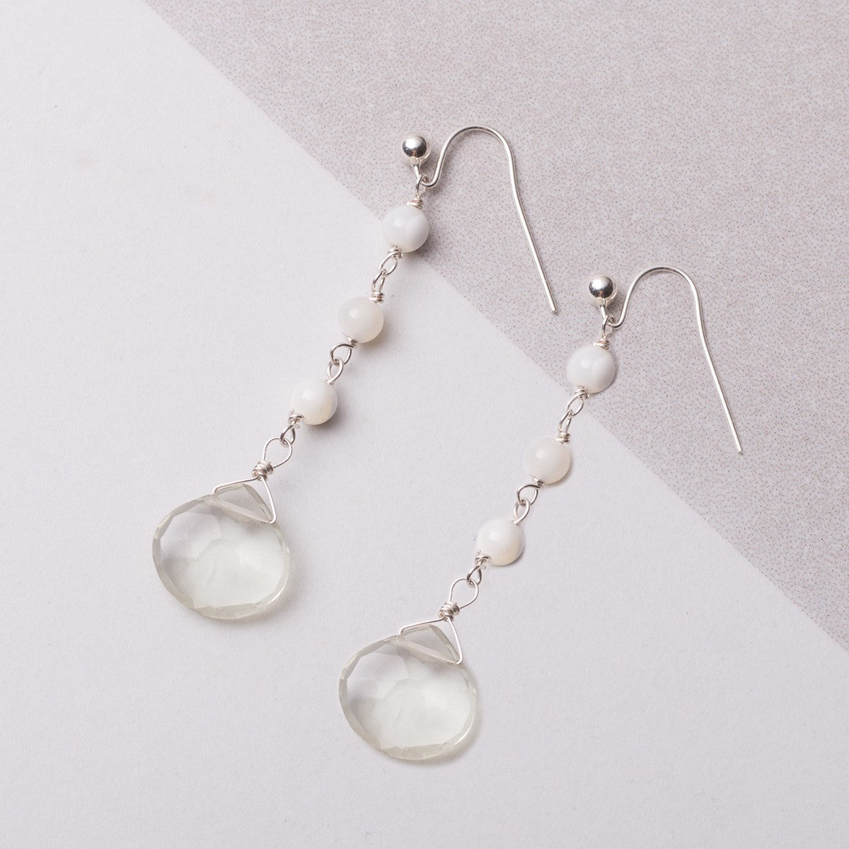 Sterling Silver Plain Earwire With Ball Pair