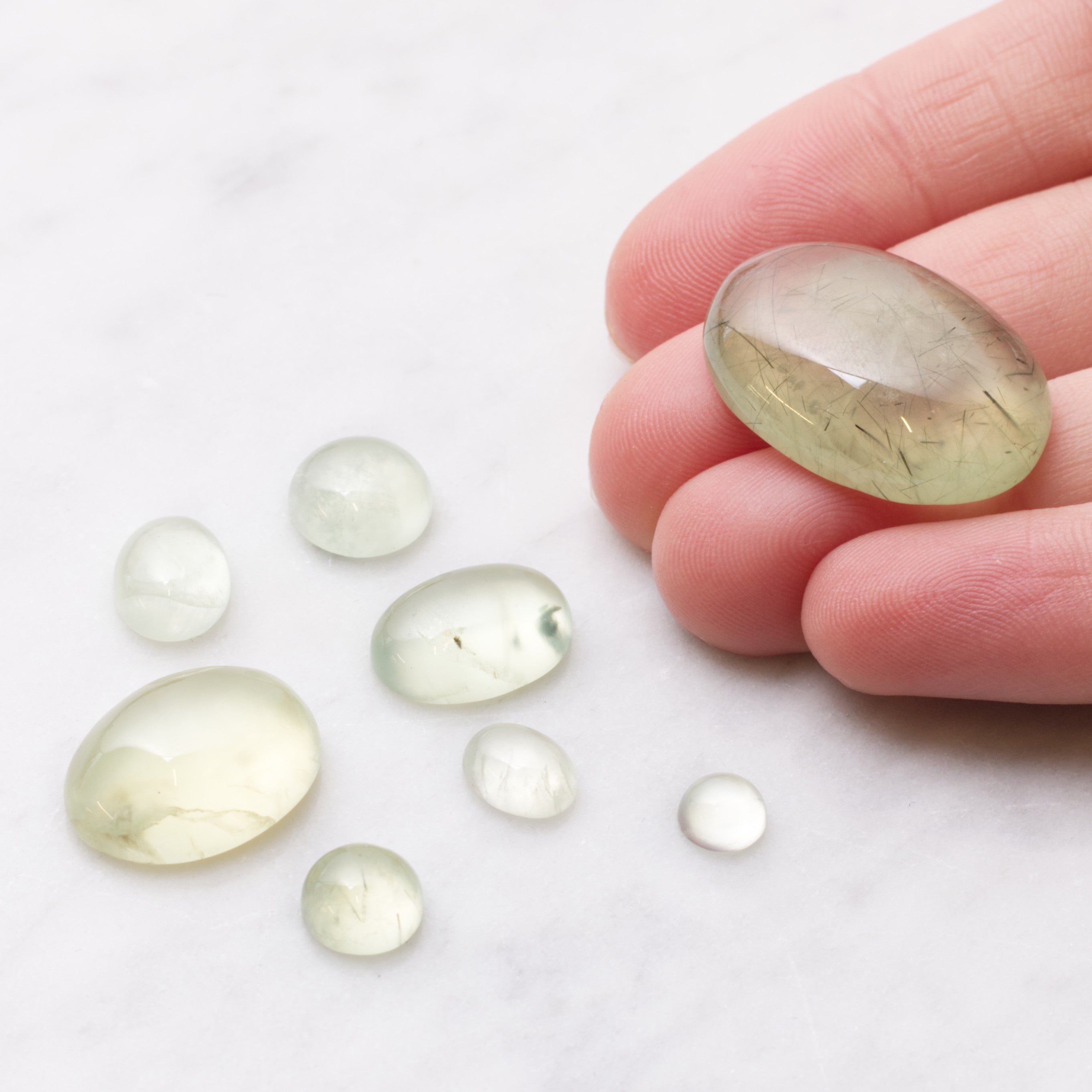 Prehnite Cabochons