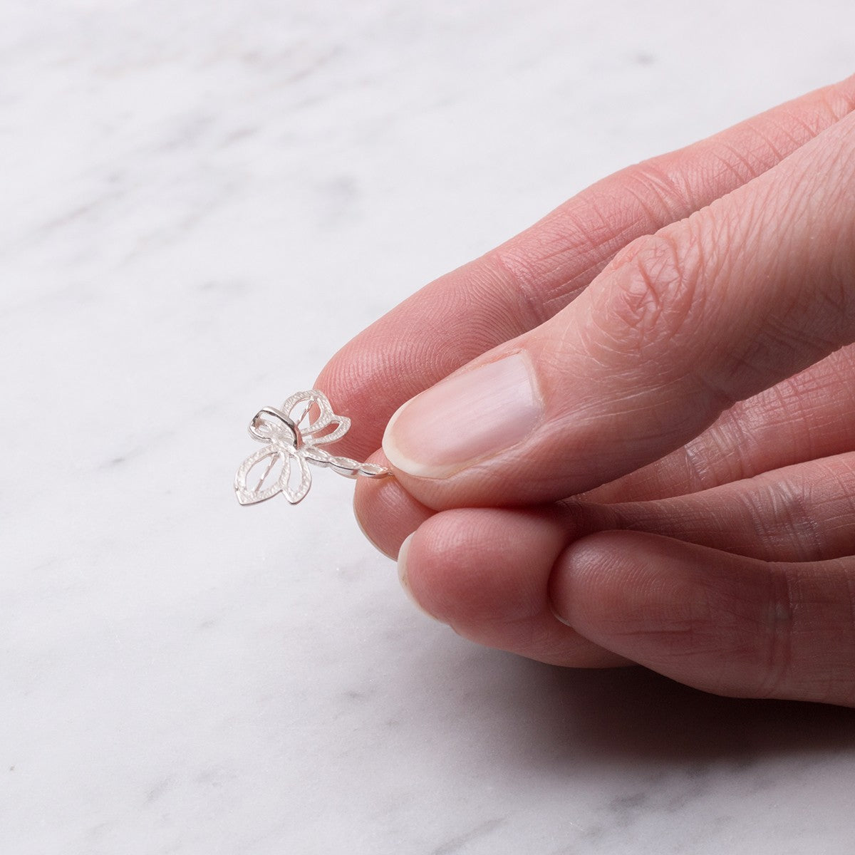 Sterling Silver Large Dragonfly Charm