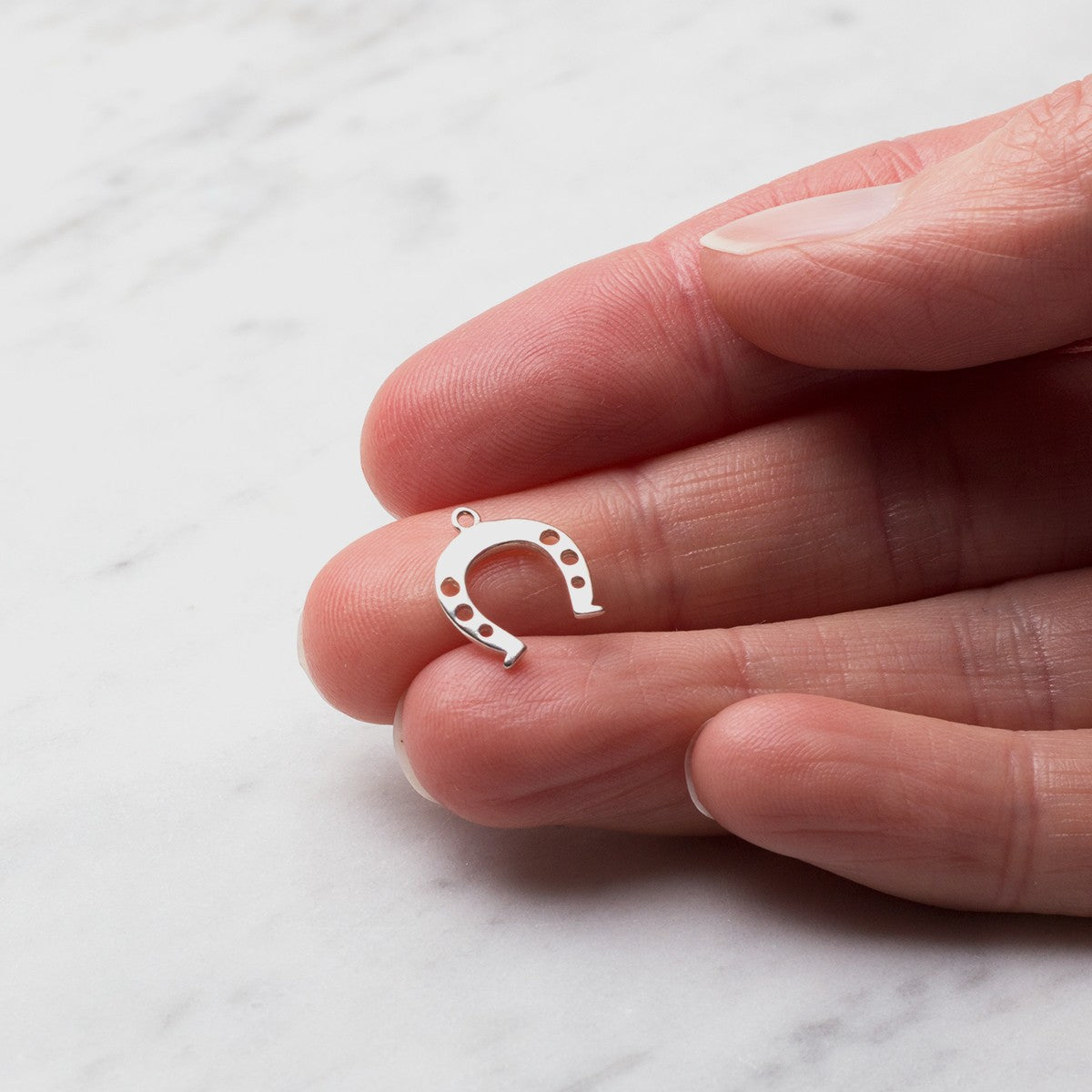Sterling Silver Horseshoe Charm