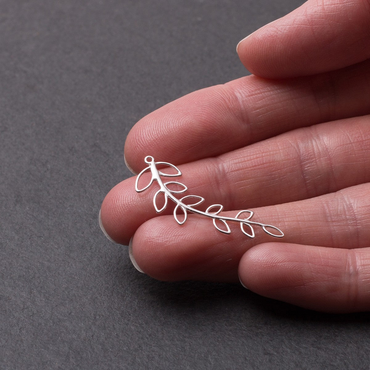 Sterling Silver Willow Connector Link