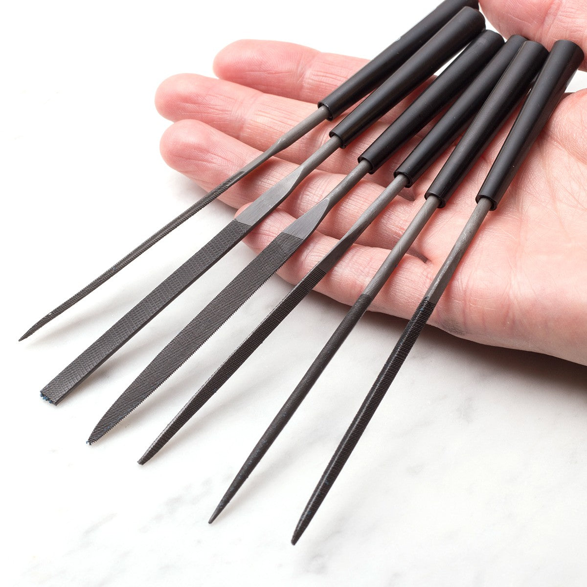 Set Of 6 Needle Files