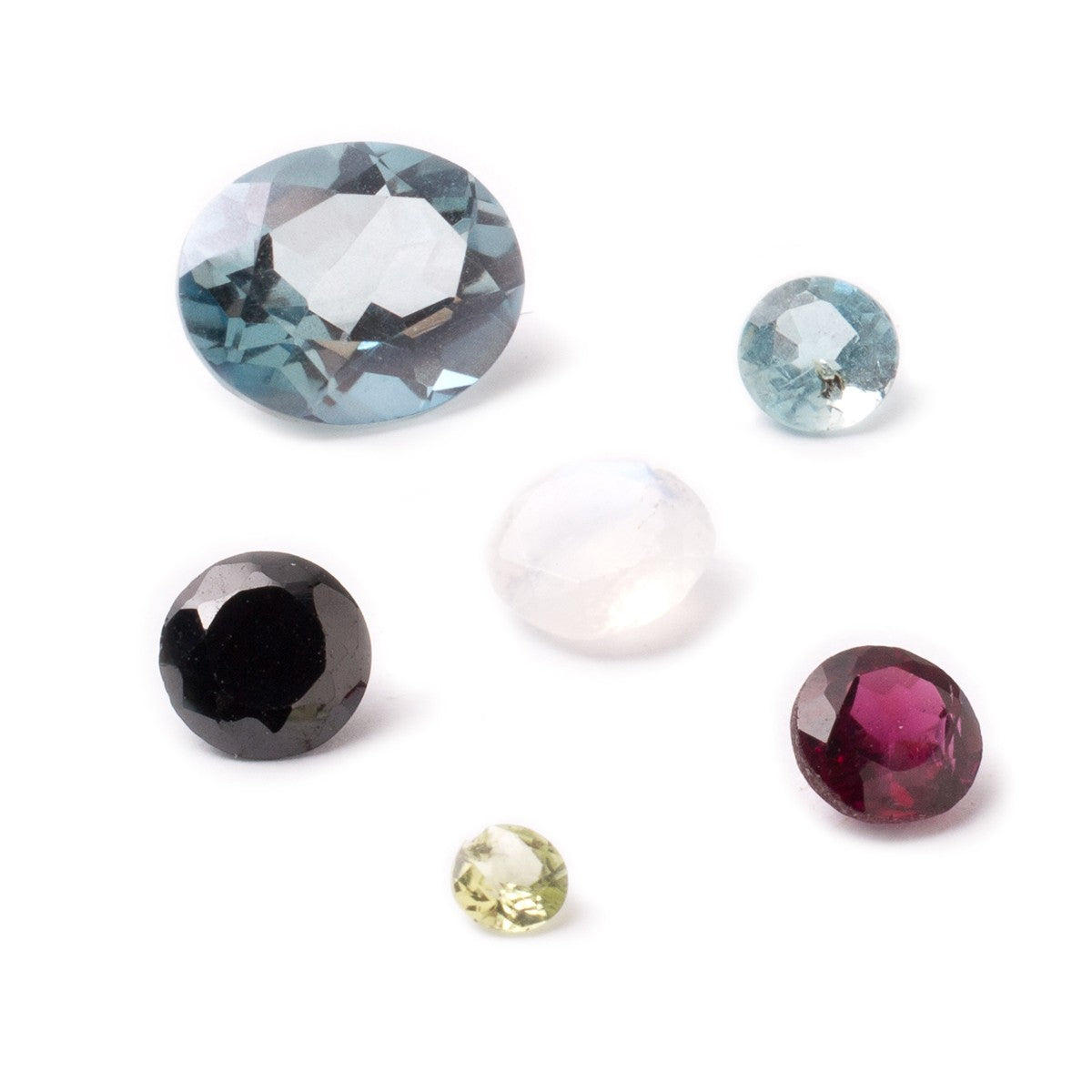 Assorted Imperfect Faceted Gemstone Packs Minimum 6 Stones Per Pack