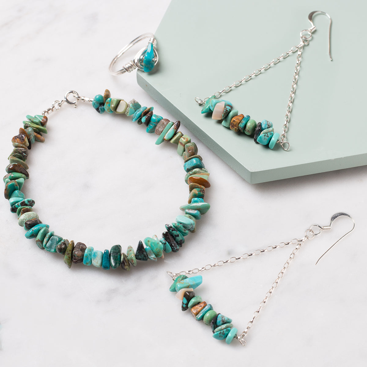 Chinese Turquoise Chip Beads