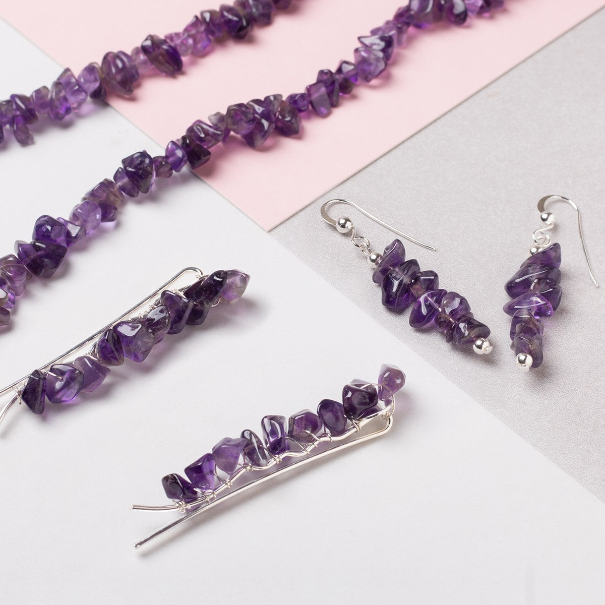 Amethyst Chip Beads