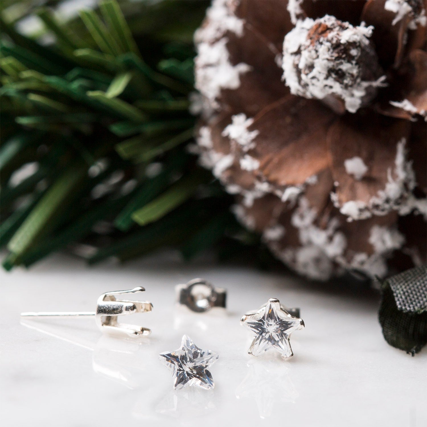 Faceted Star Snaptite Earring Kit