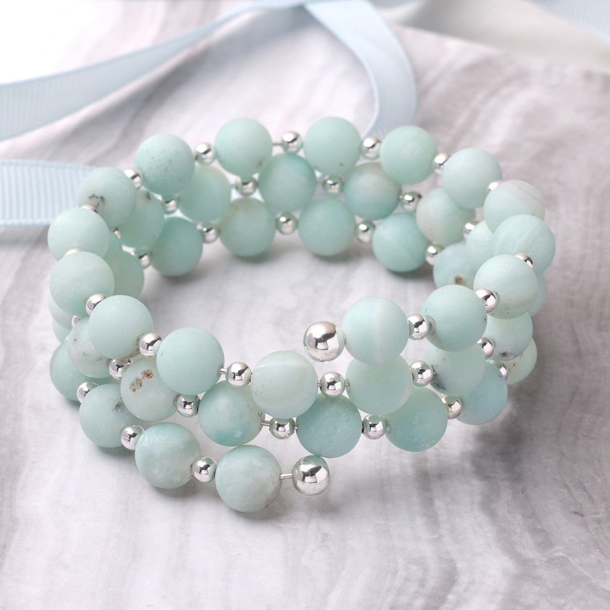 Silver Plated End Beads For Memory Wire pk10