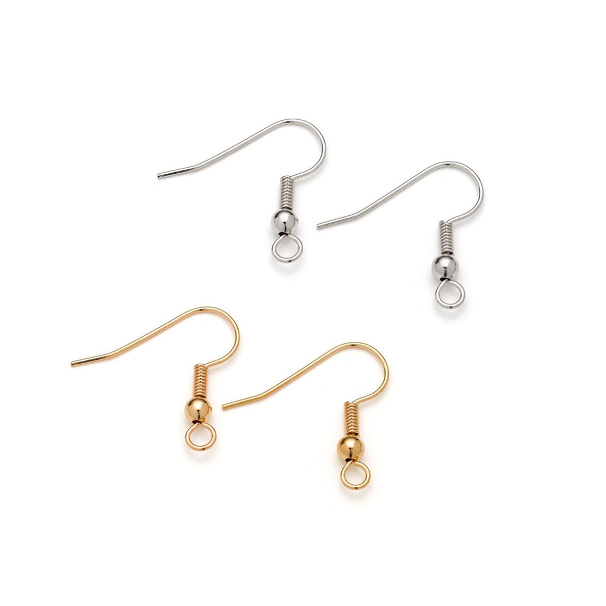 Plated Shepherds Crook Earwires pk10 Pairs