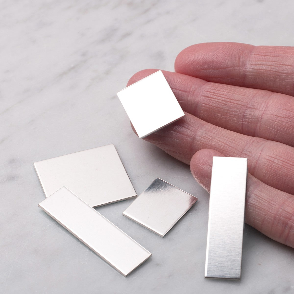 Assorted Recycled Sterling Silver 1mm Sheet Pack Approx 20g