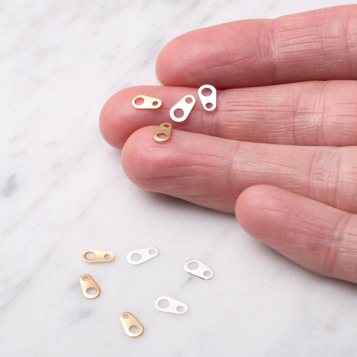 Plated Necklet Tags pk10