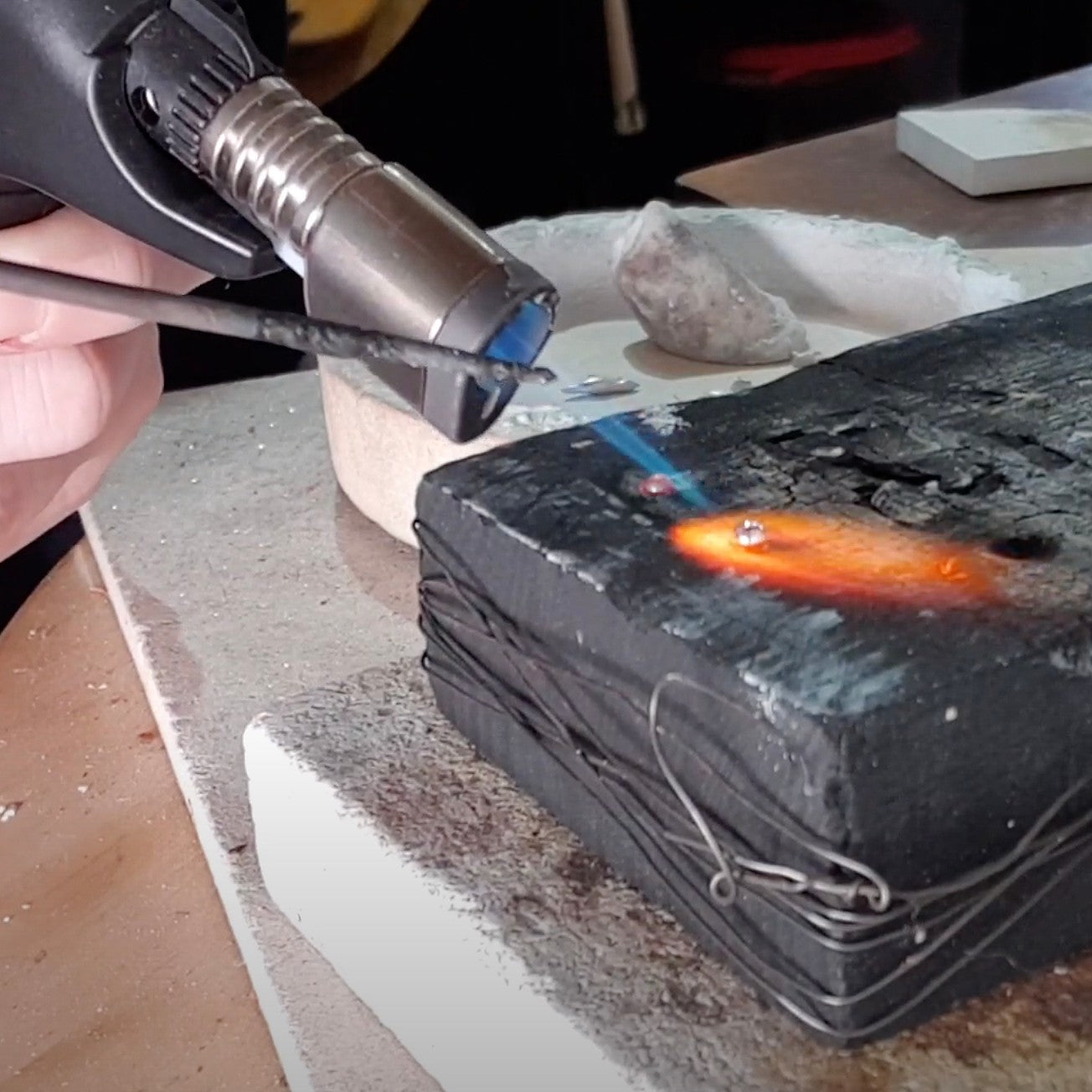 Charcoal Soldering Block