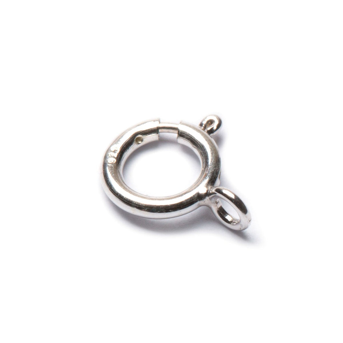 Sterling Silver 6mm Bolt Ring With Closed Ring pk10