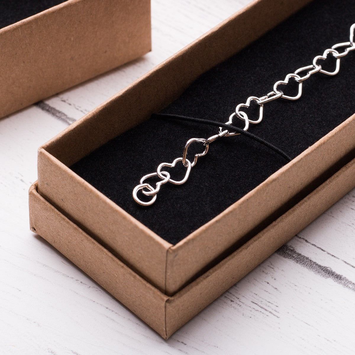 Natural Recyclable Brown Kraft Jewellery Boxes