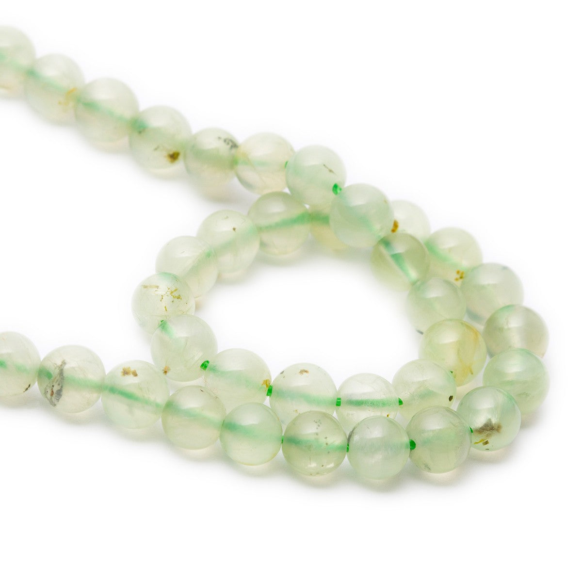 Prehnite Round Beads