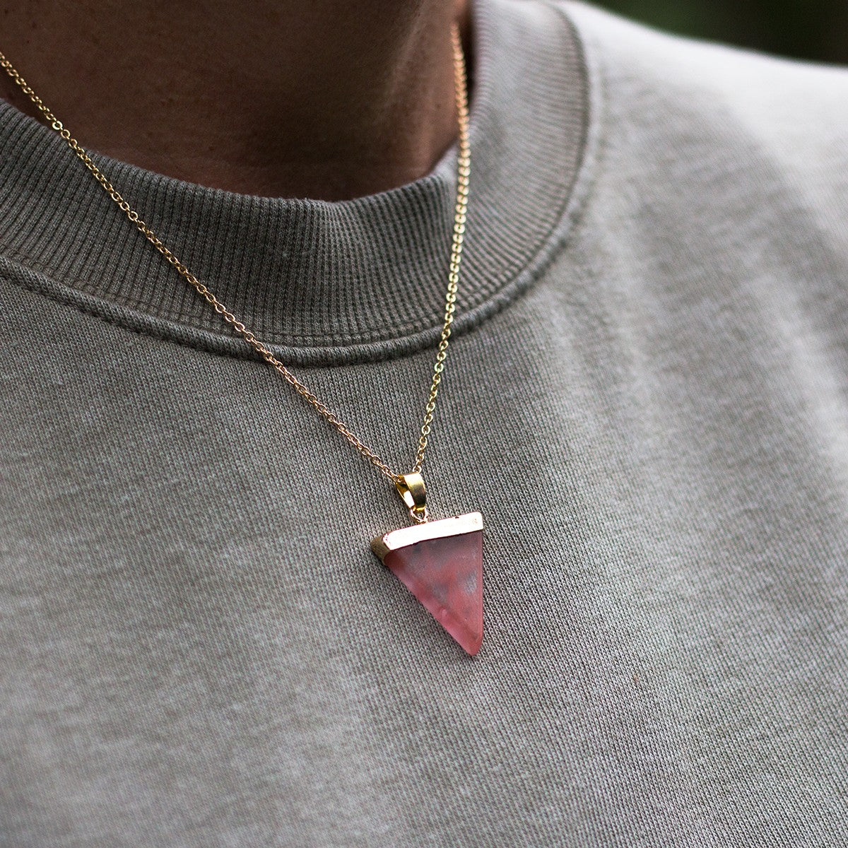 Ready To Wear Electroplated Gemstone Arrow Pendants