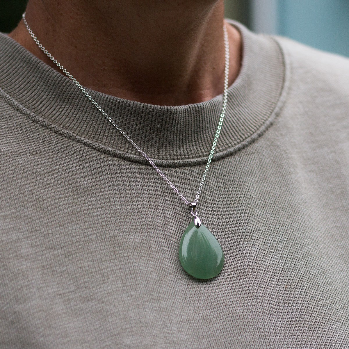 Ready To Wear Teardrop Gemstone Pendants