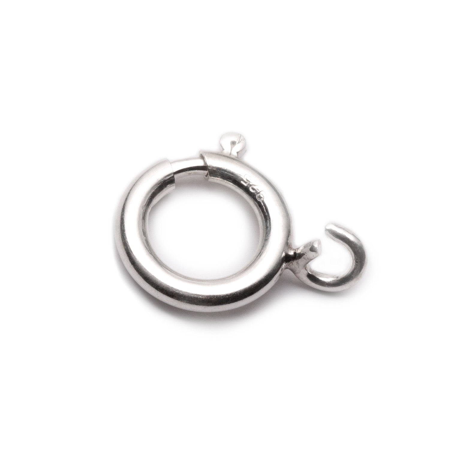 Sterling Silver 9mm Bolt Ring With Open Ring