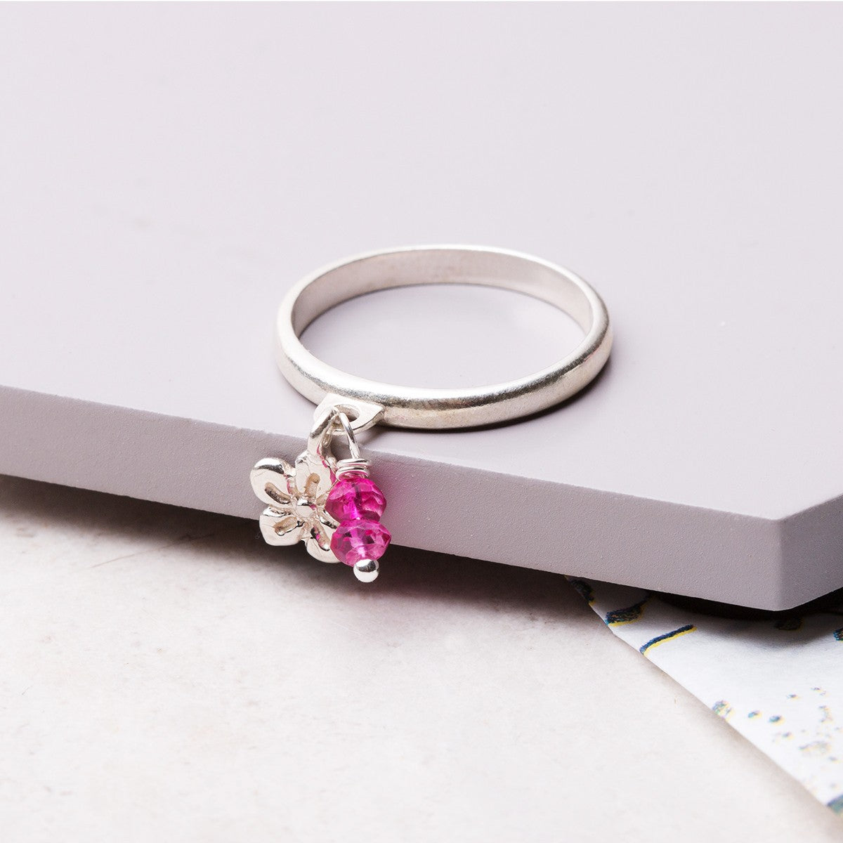 Sterling Silver Charm Ring