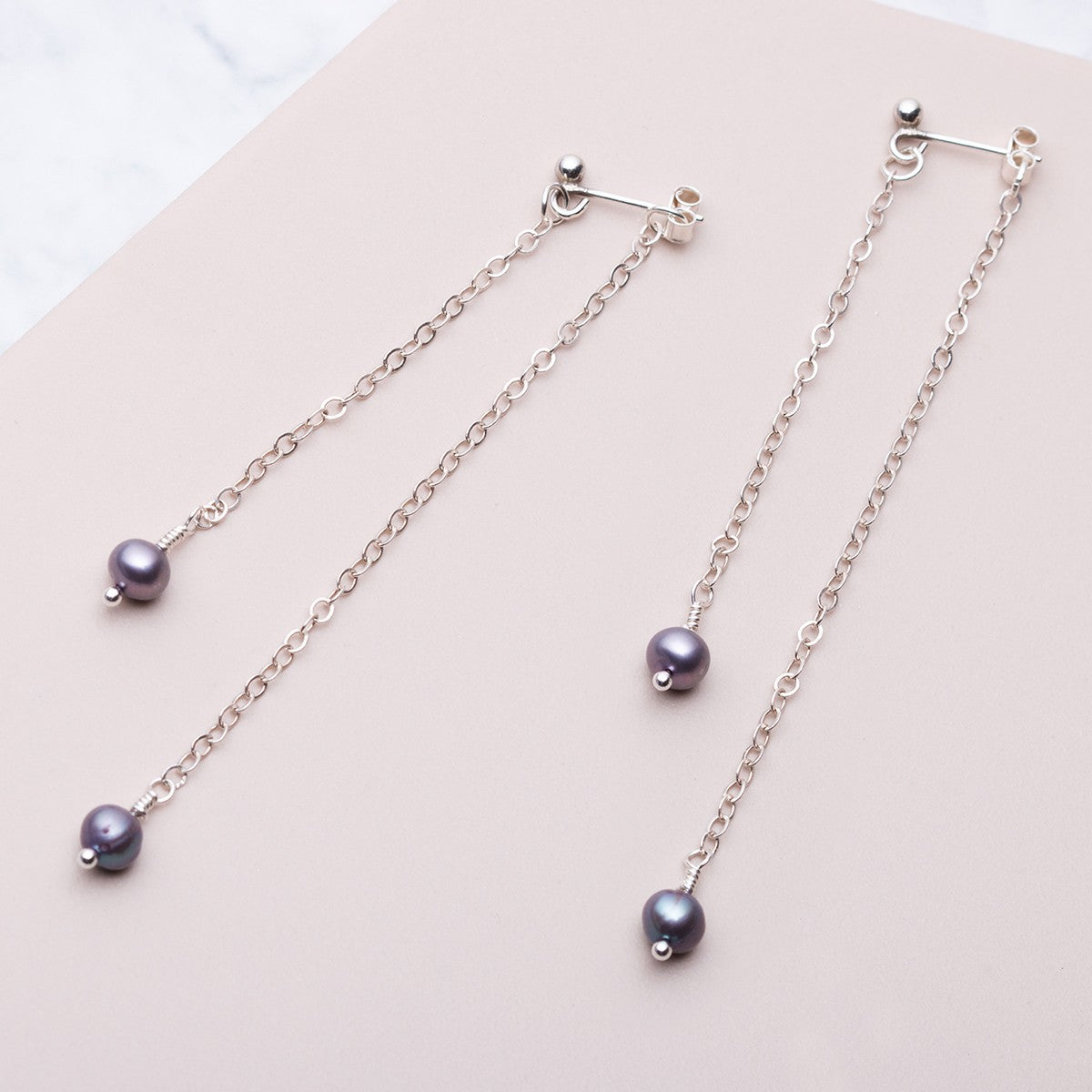 Sterling Silver French Earstuds With Ball & Loop Pair
