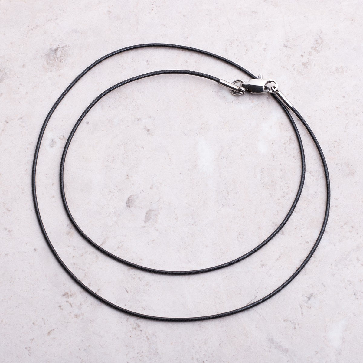 Black Cotton Cord Necklets