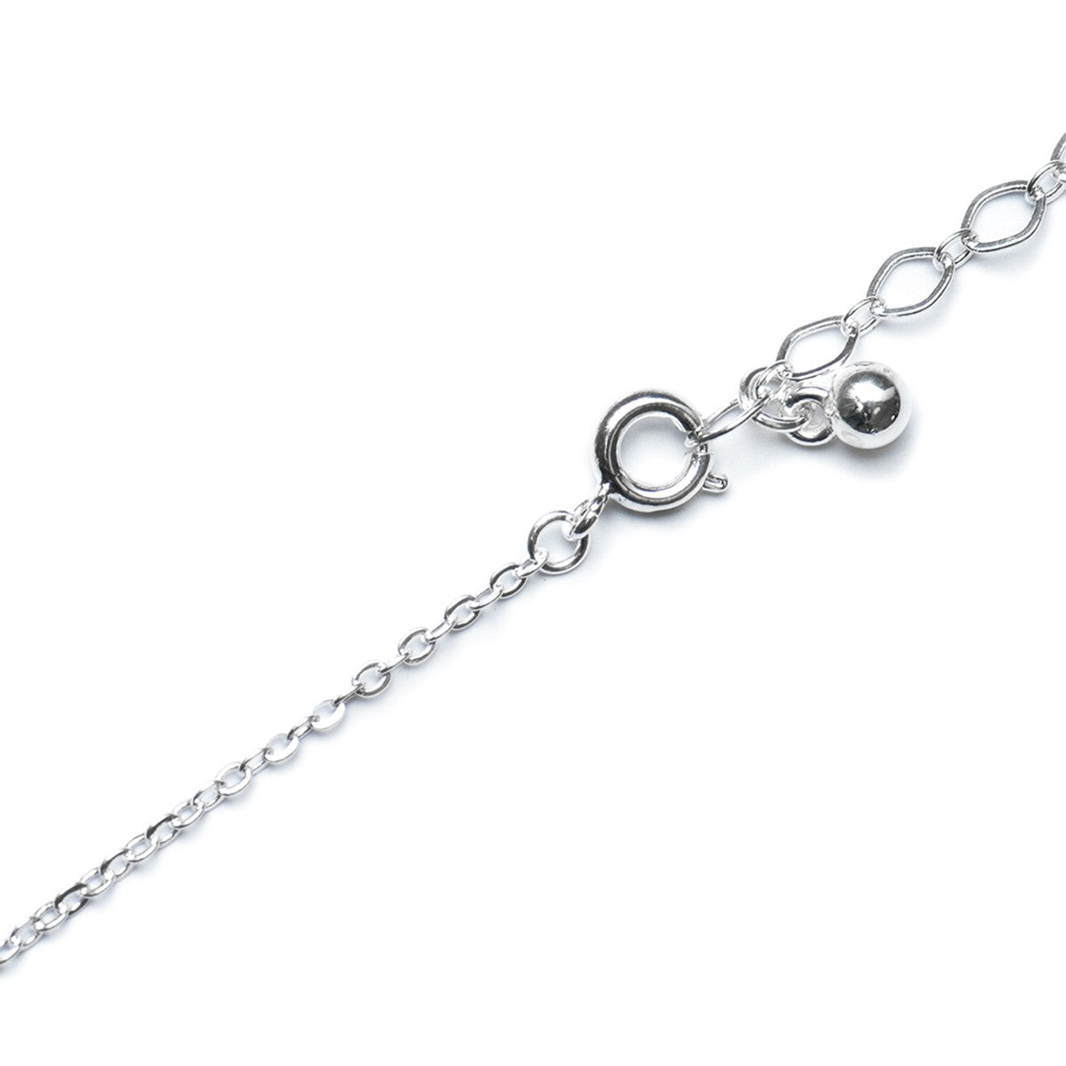 Plated Fine Trace Chain 45cm Necklet 18" With 65mm Extender Chain
