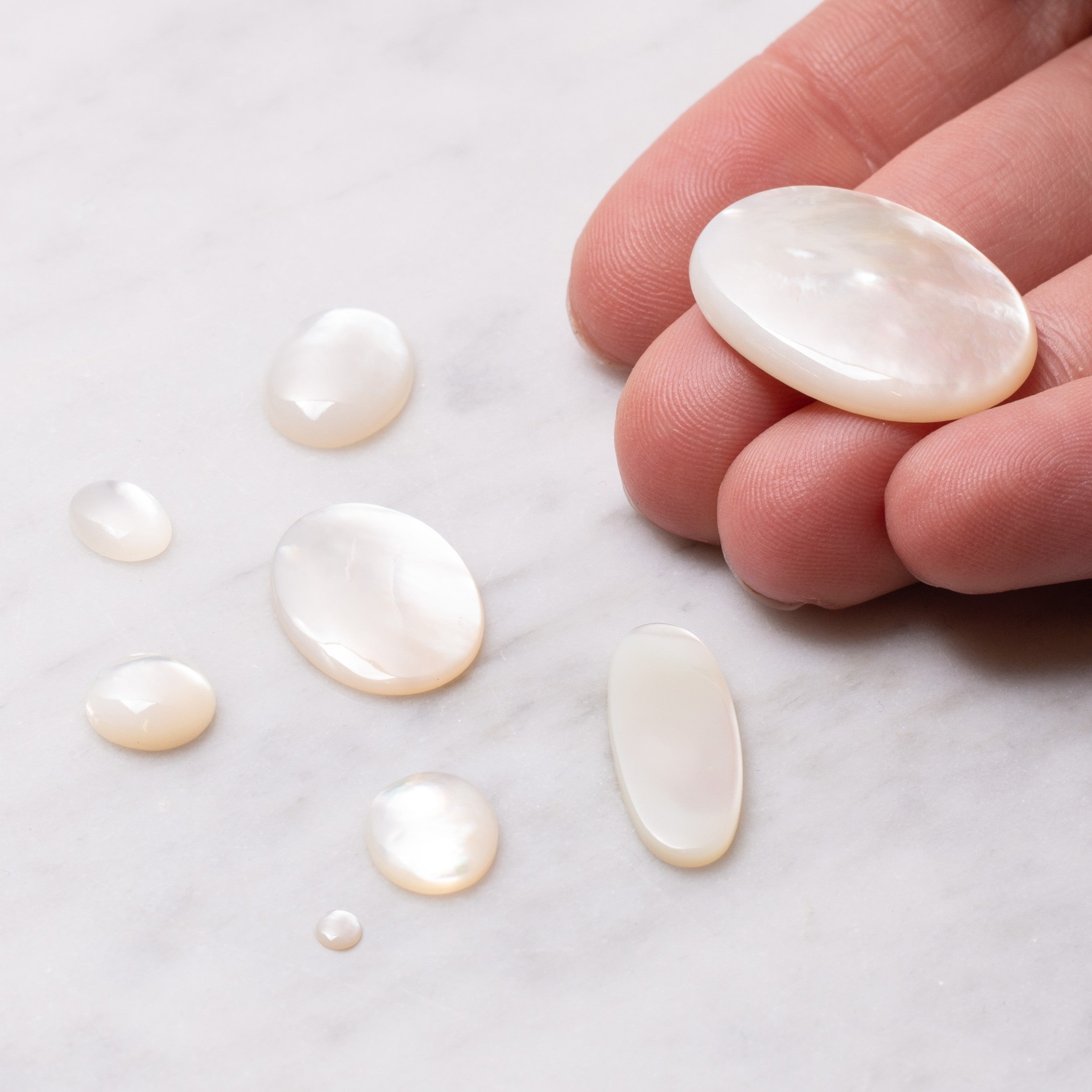 Mother Of Pearl Cabochons