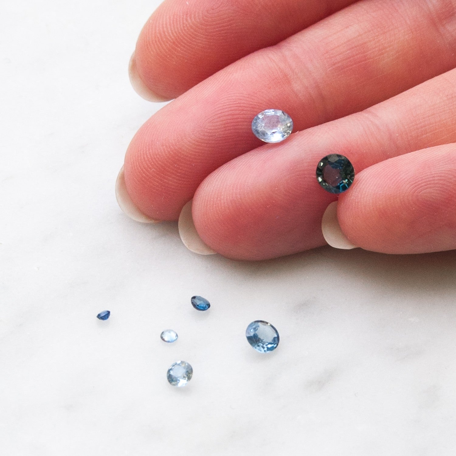 Cornflower Blue Sapphire Faceted Stones