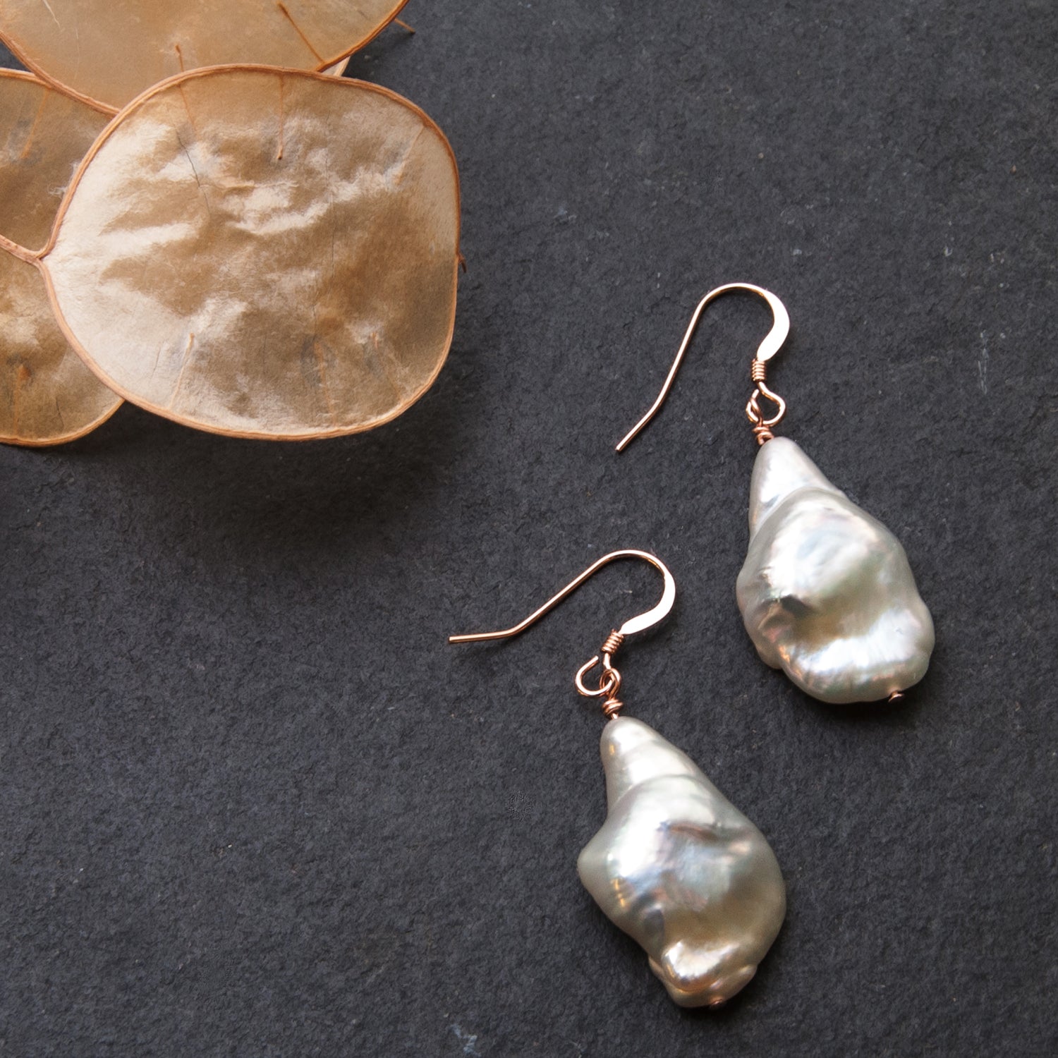 Rose Gold Filled Earwires With Spring Pair