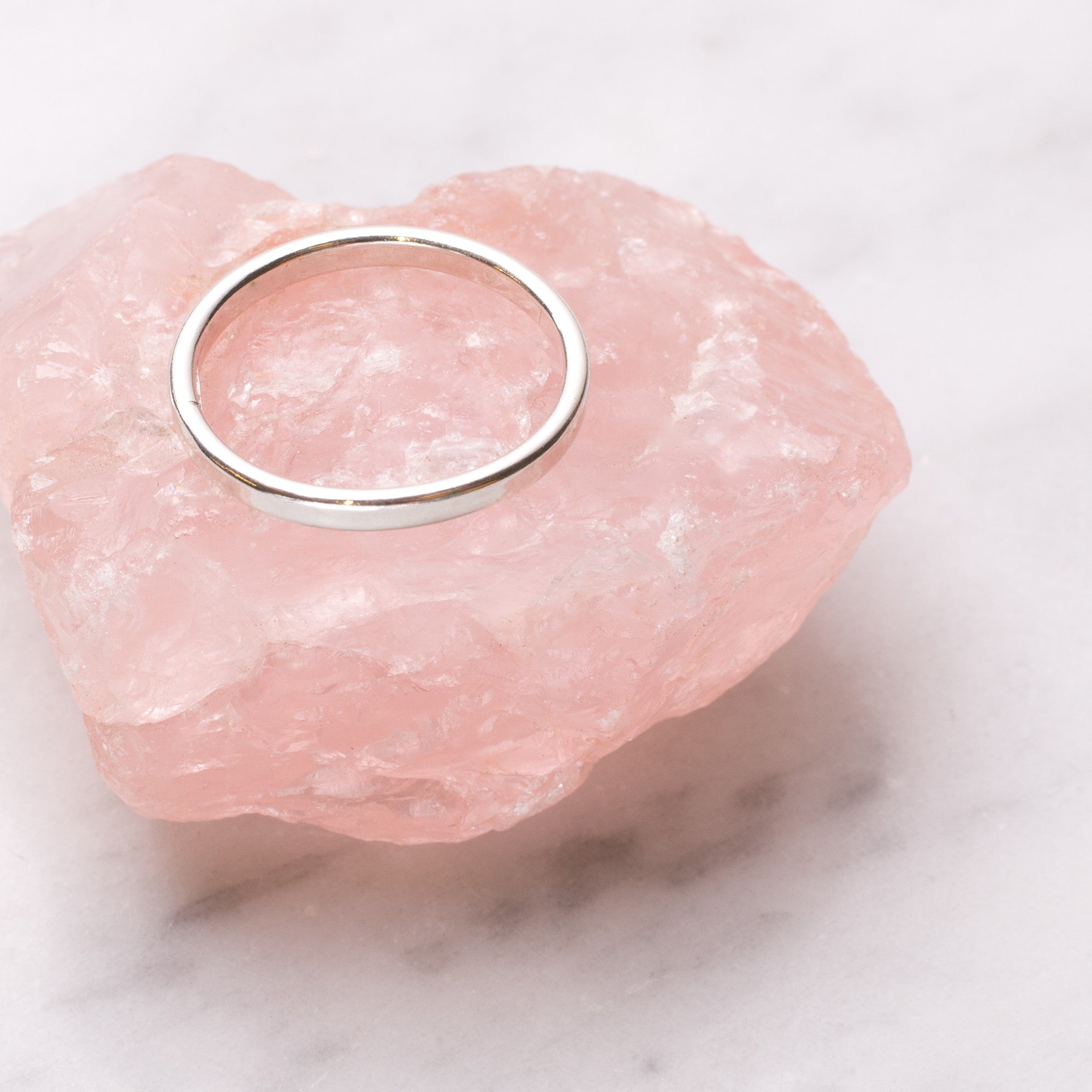 Sterling Silver Plain Band Ring