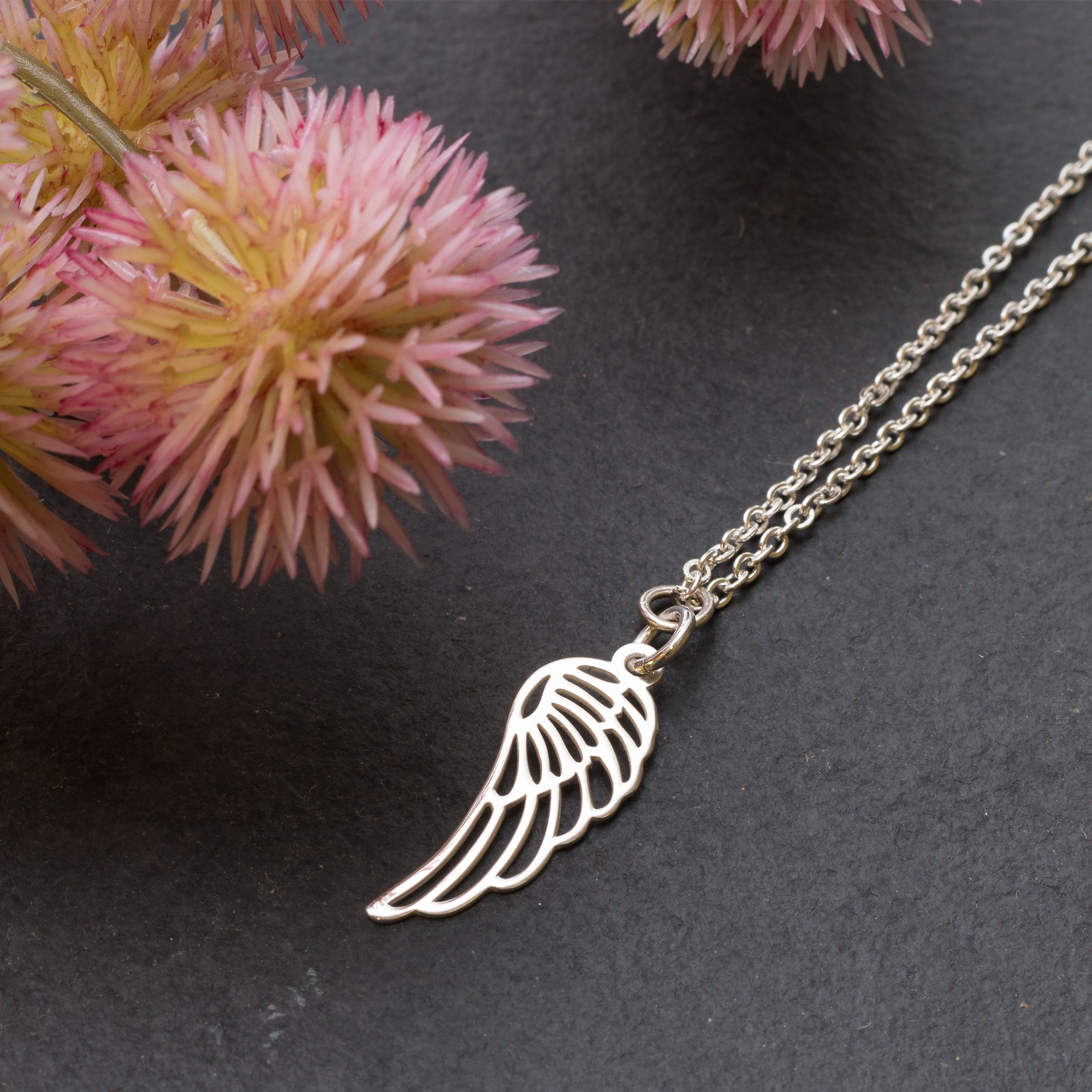 Sterling Silver Angel Wing Charm