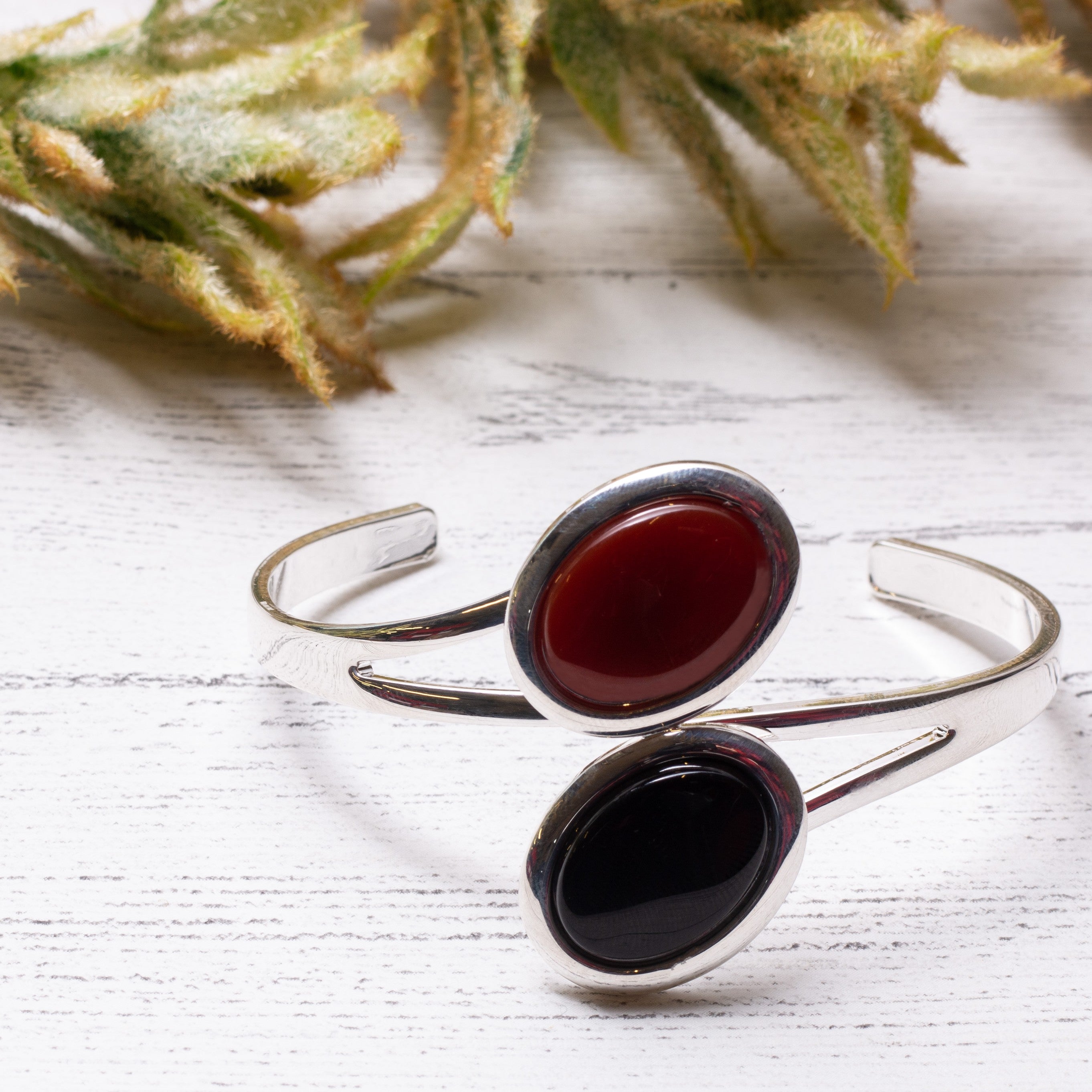 Black Onyx Flat Plate Cabochons