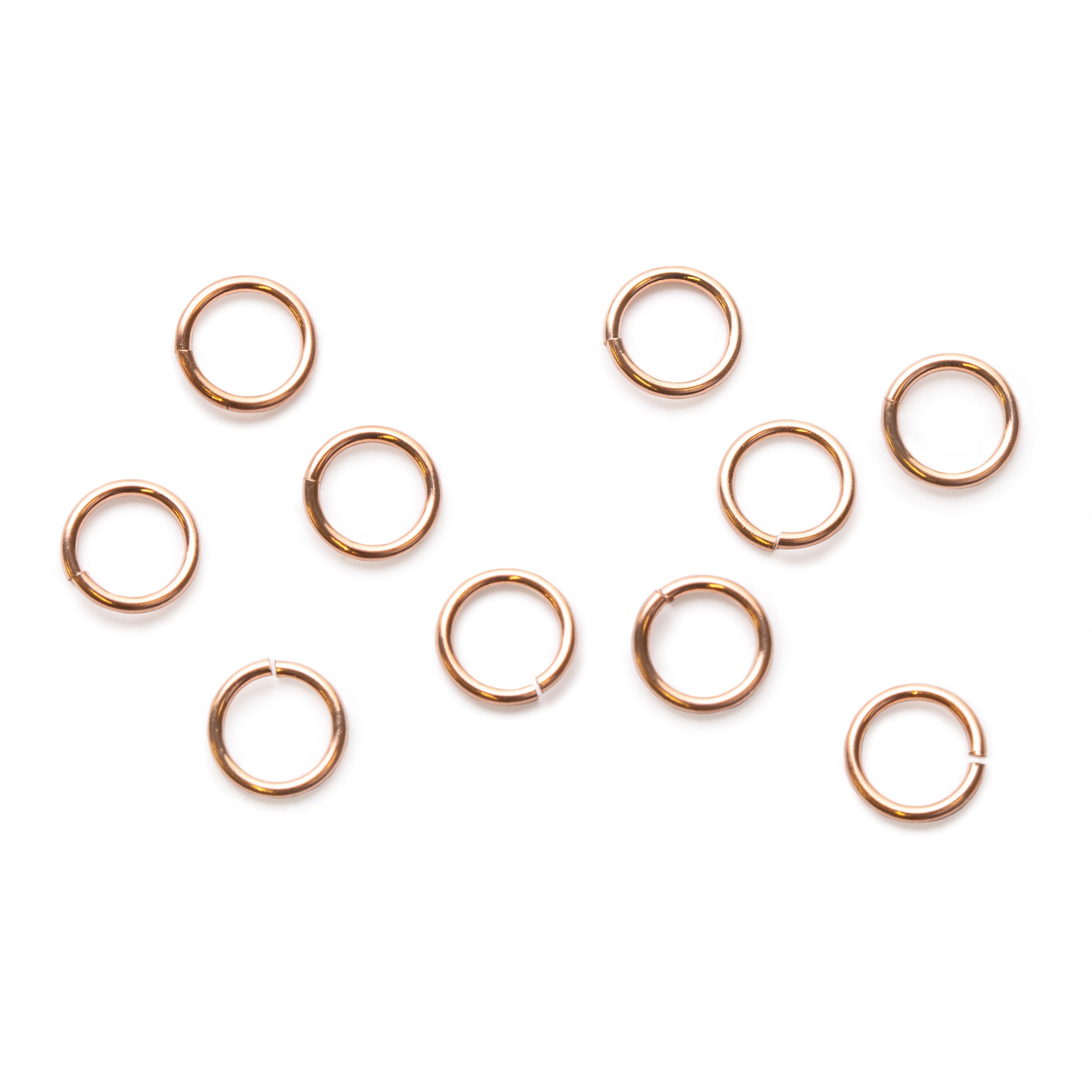 Rose Gold Filled 5mm Round Jump Rings