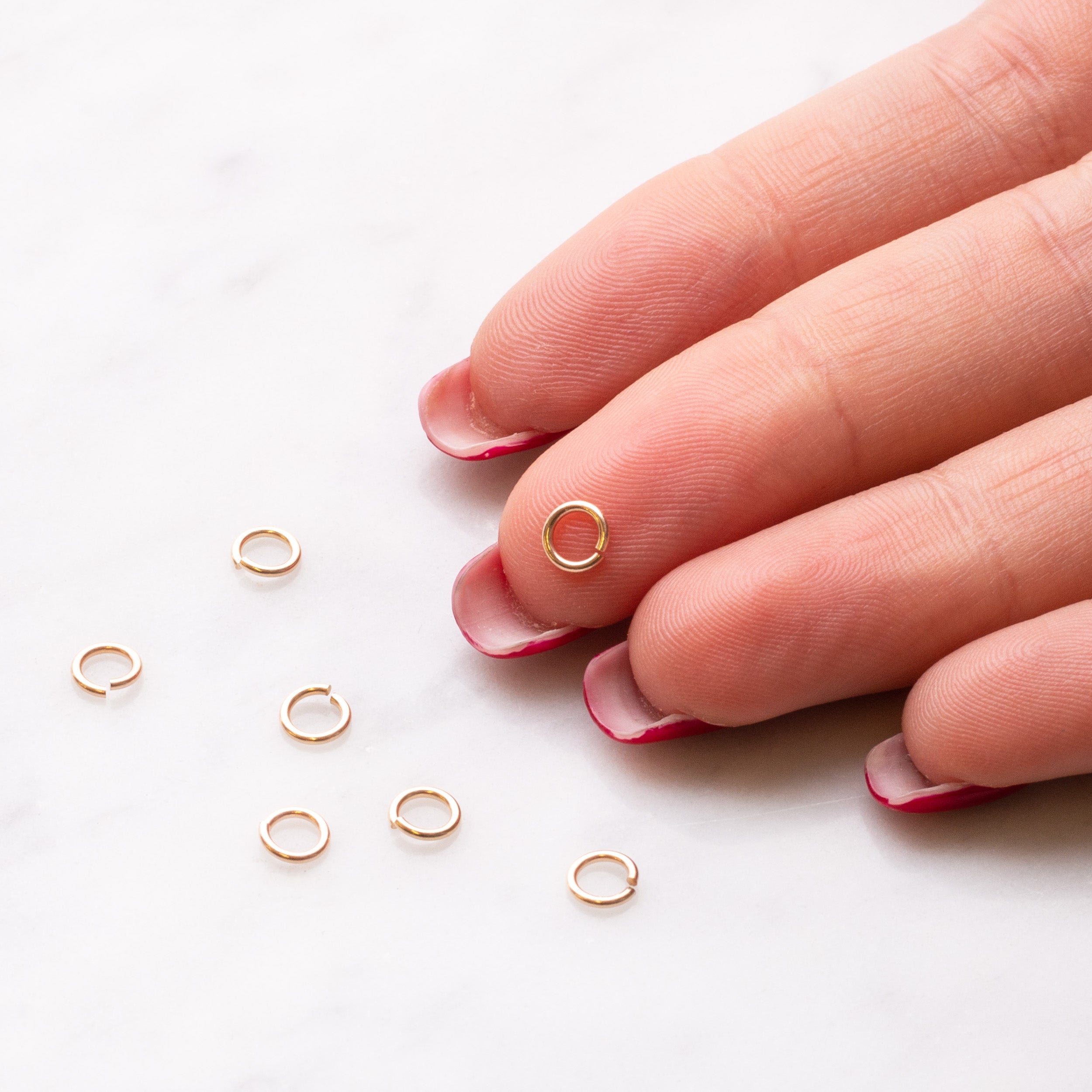 9ct Gold 5mm Round Jump Rings
