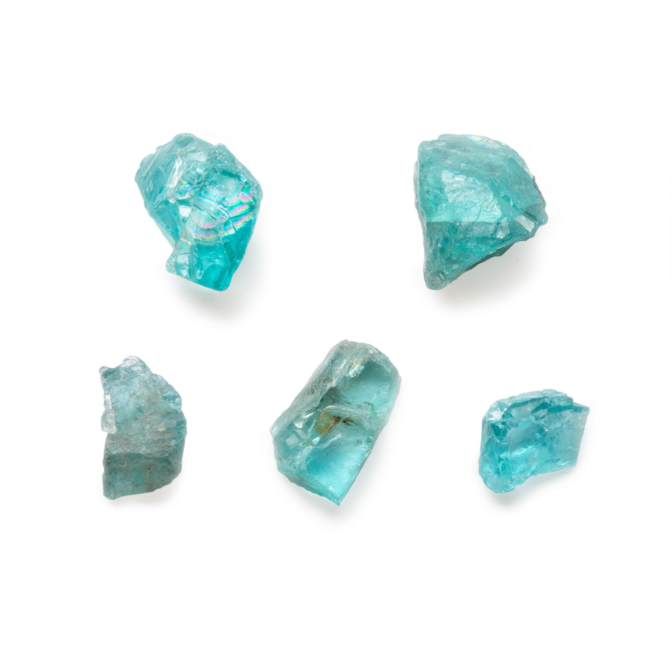 Rough Apatite Natural Crystals Undrilled