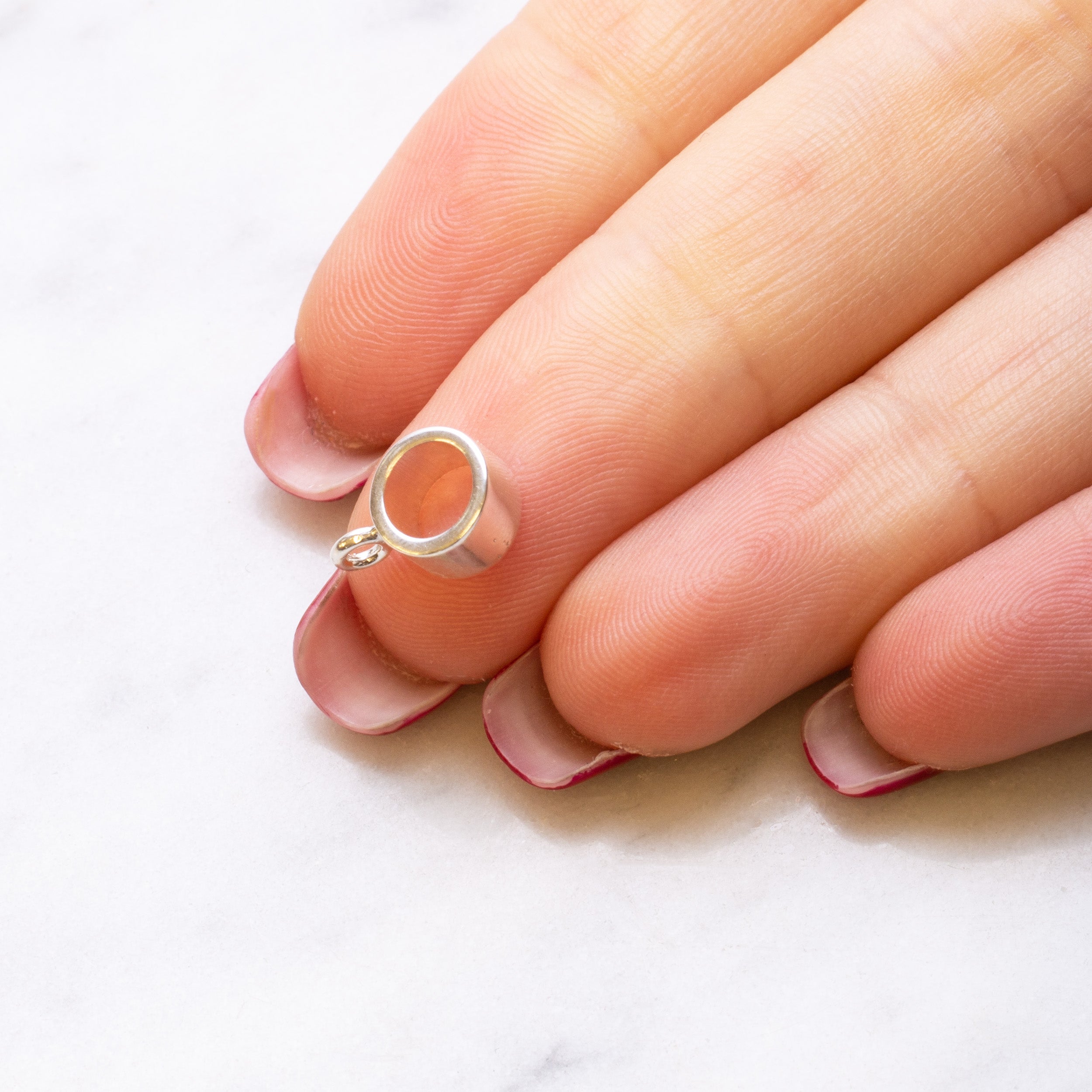 Sterling Silver Tube Bail With Loop