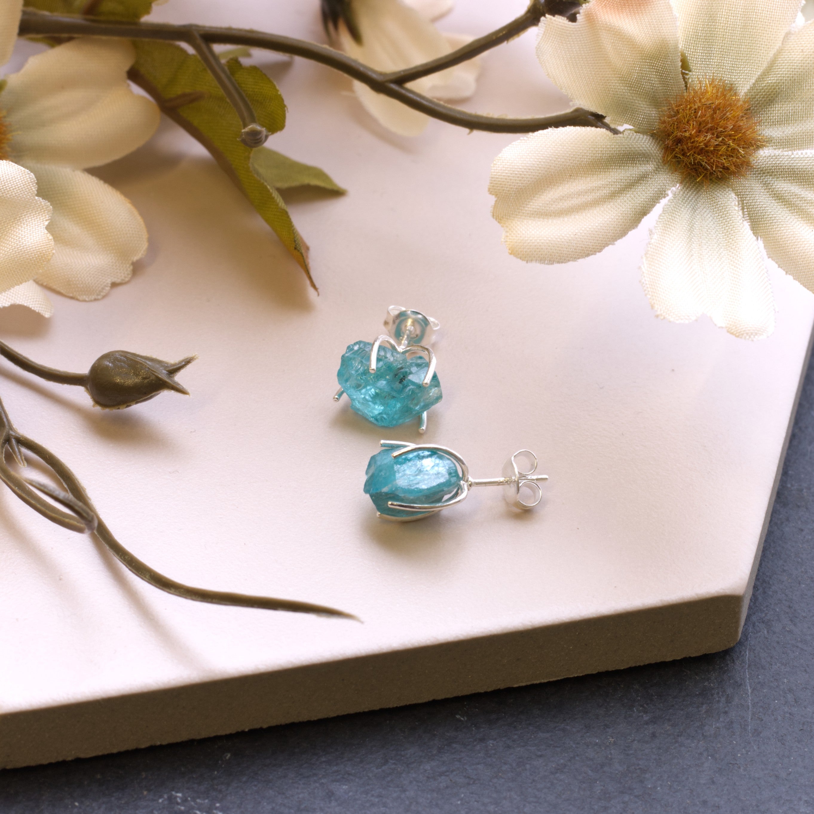 Rough Apatite Natural Crystals Undrilled