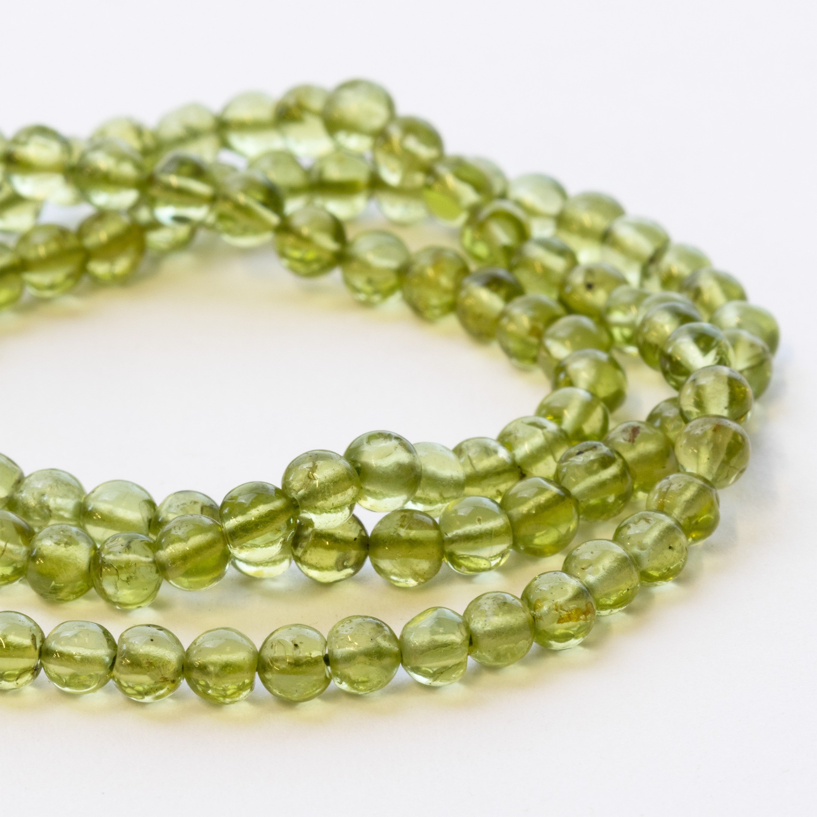Peridot Round Beads
