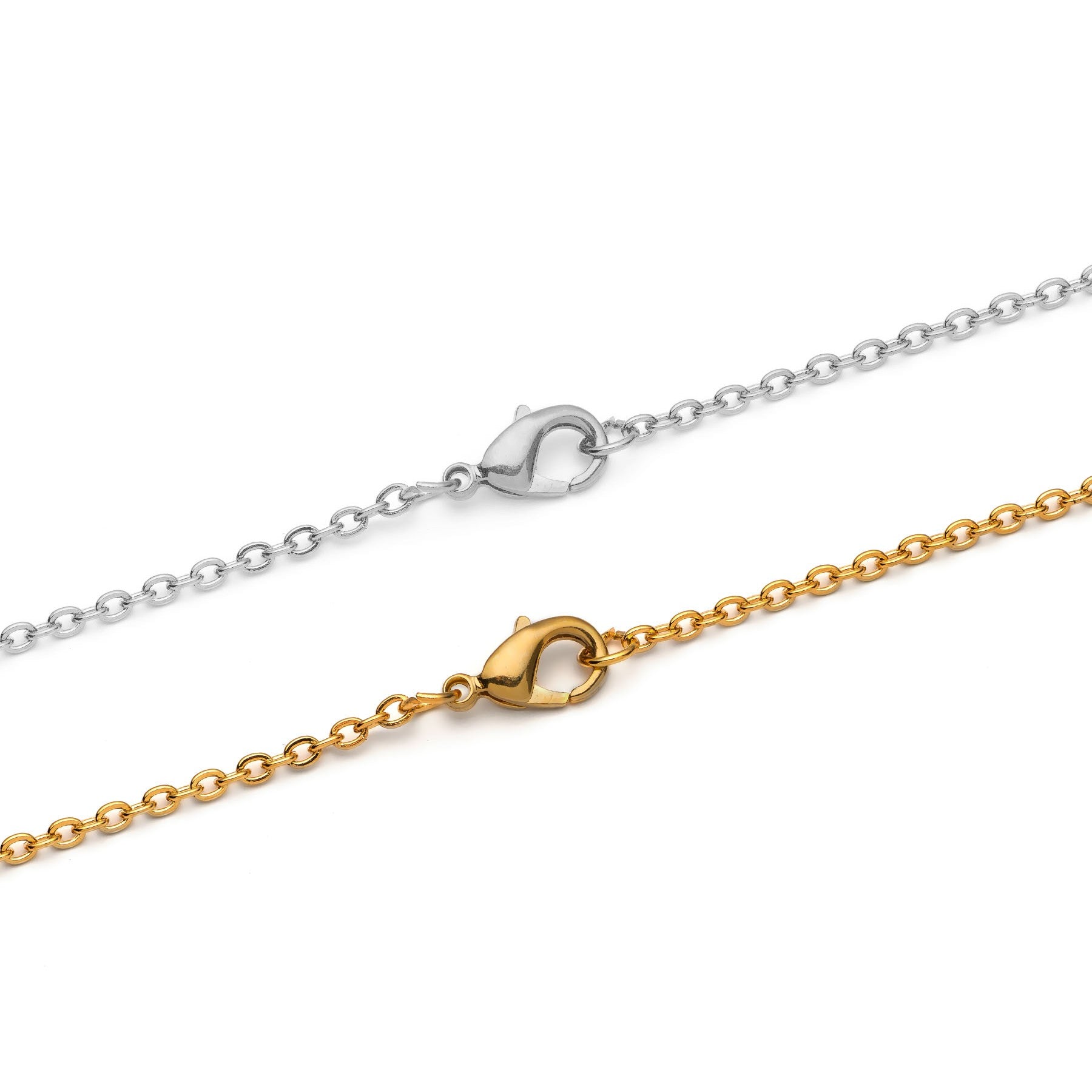 Plated Trace Chain, 45cm Necklet | Kernowcraft