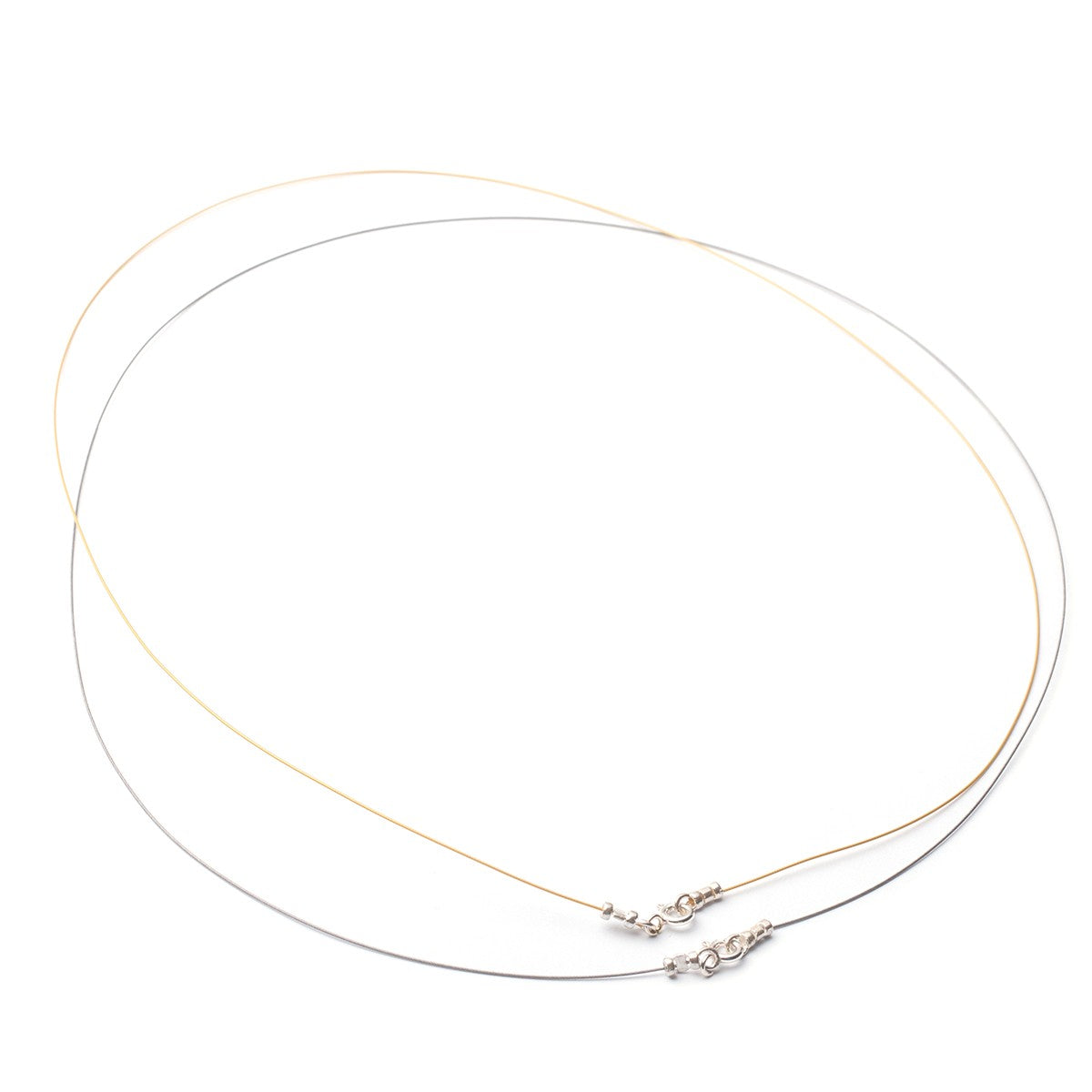 Necklet Wire For Beading With Sterling Silver Findings