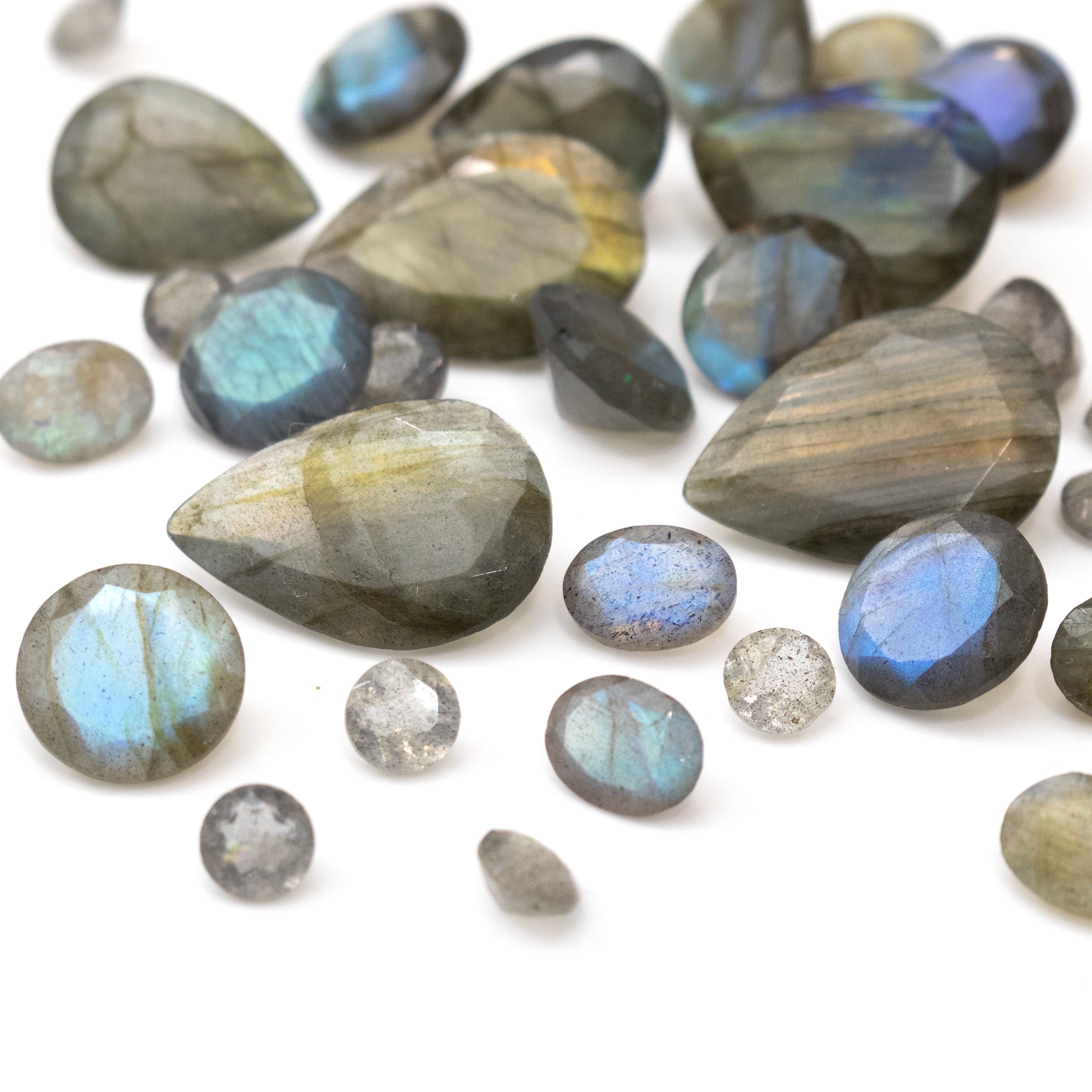 Labradorite Faceted Stones