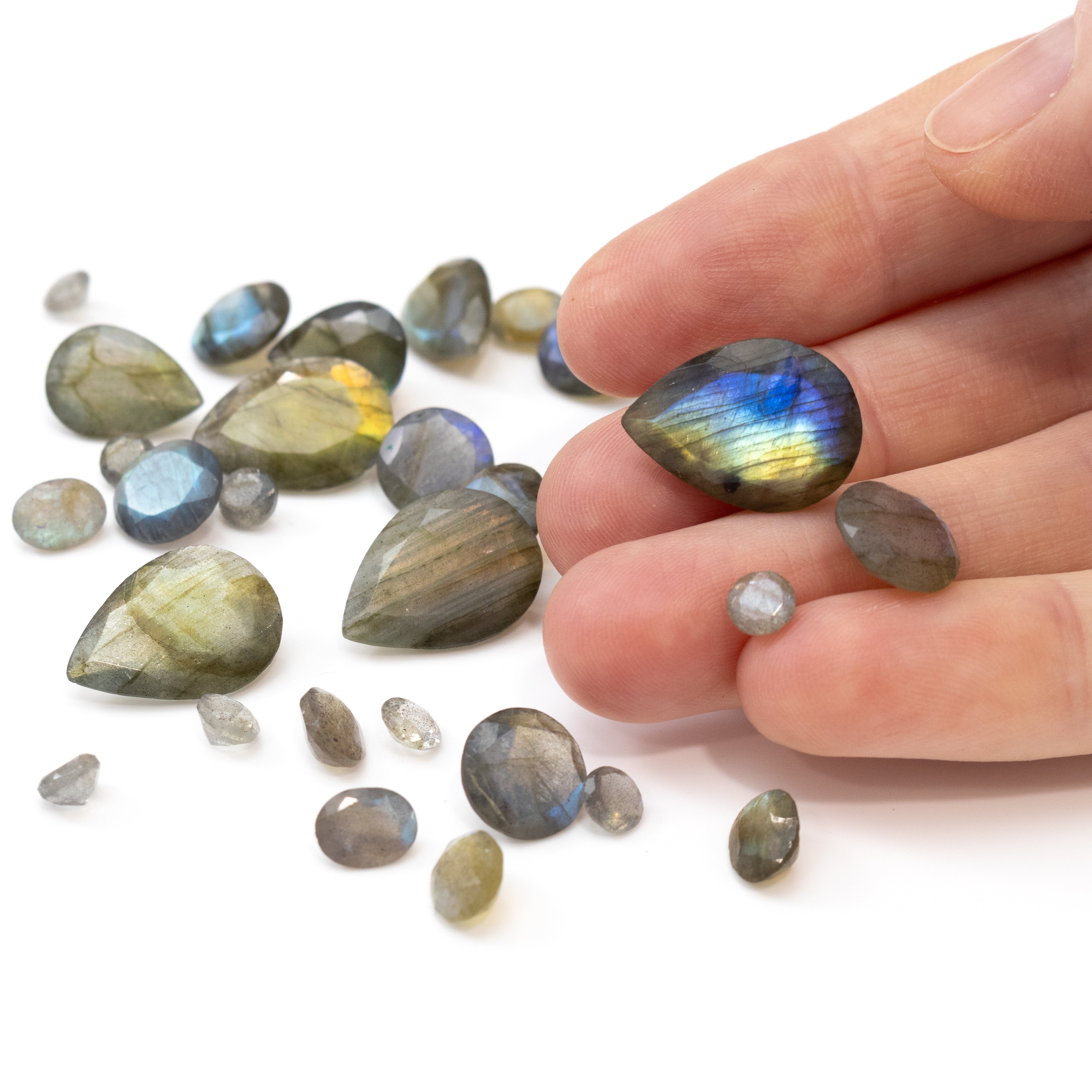 Labradorite Faceted Stones