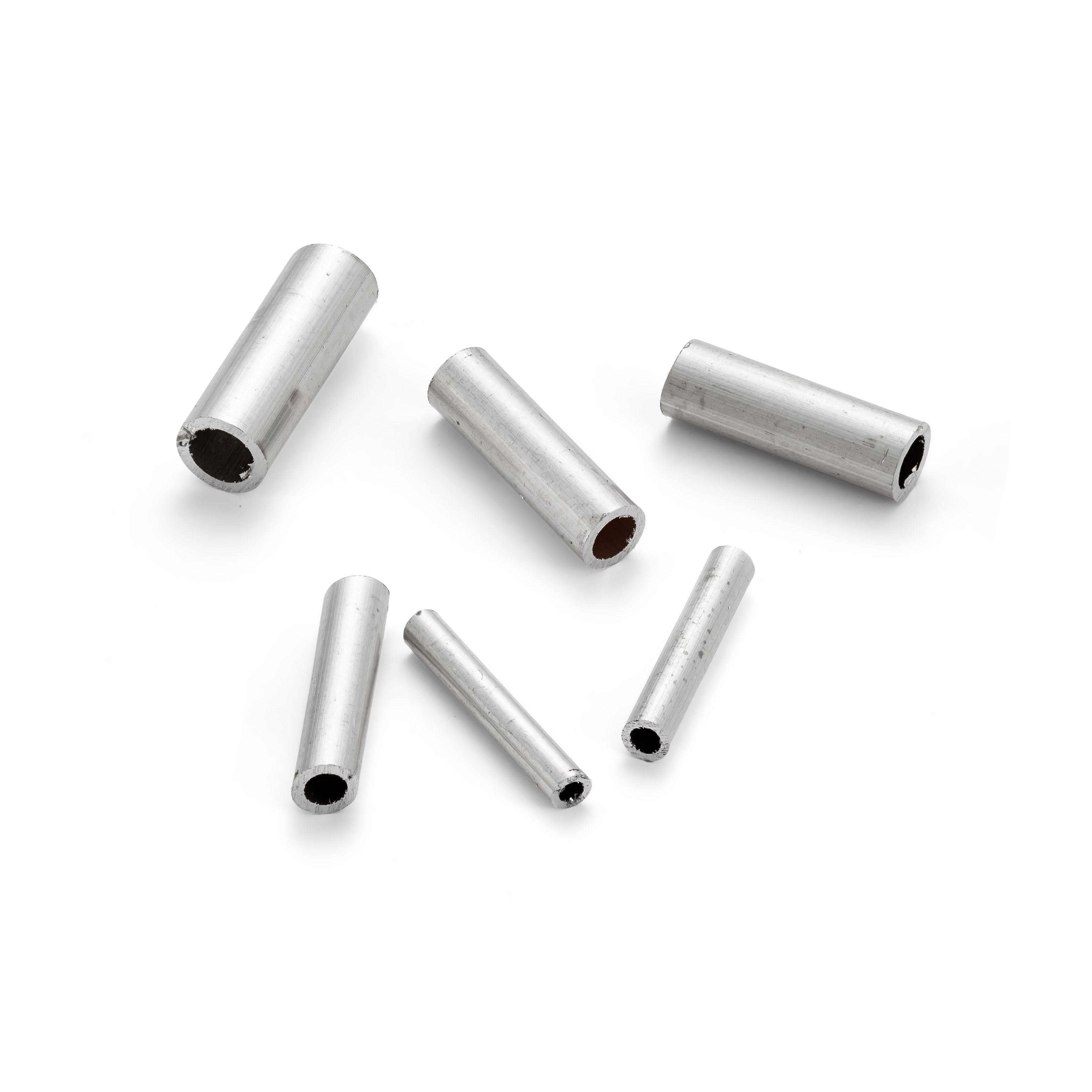 Assorted Mixed Diameter Sterling Silver Tube Pack