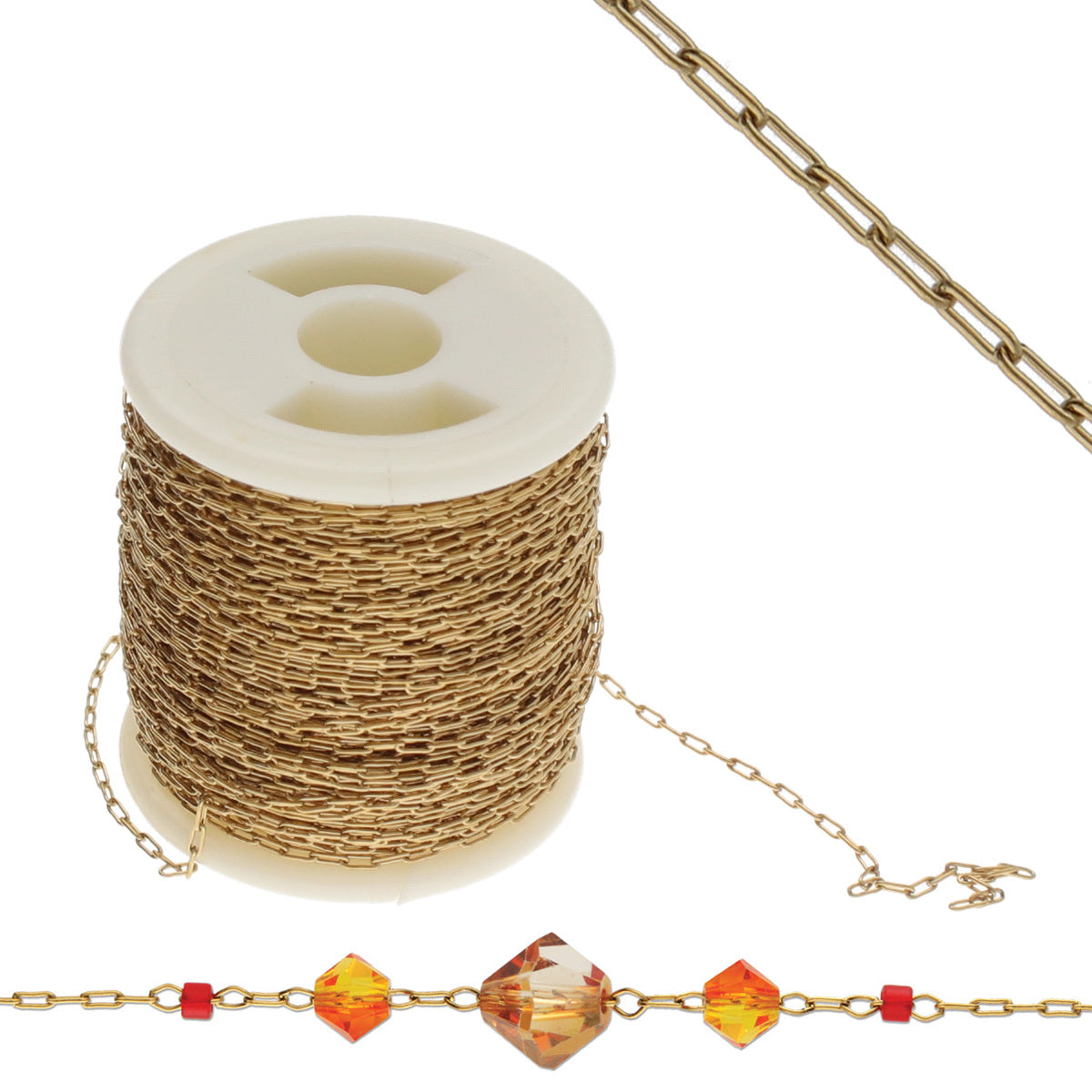 Stainless Steel Beading Chain 8m Reel