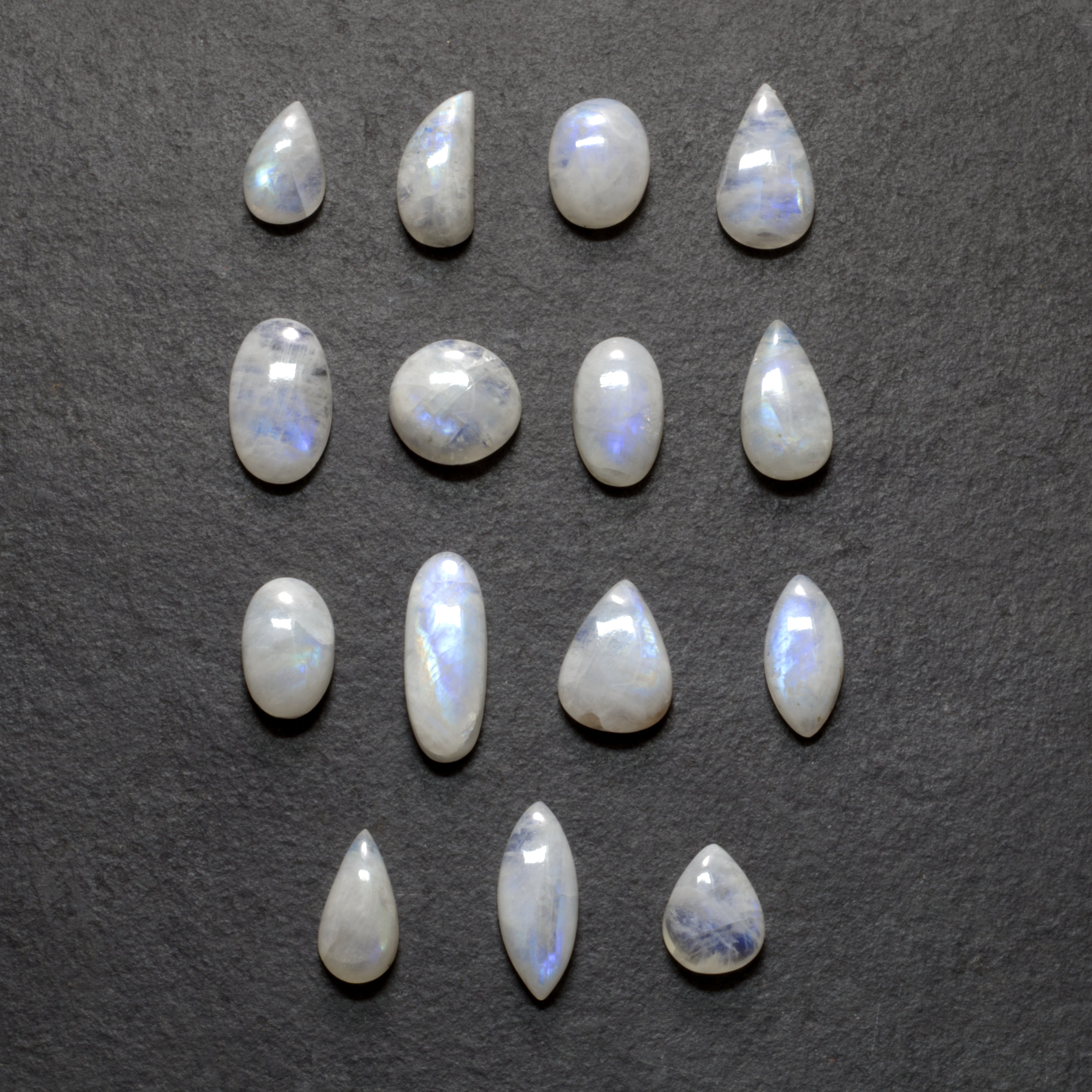 Rainbow Moonstone Freeform Cabochon
