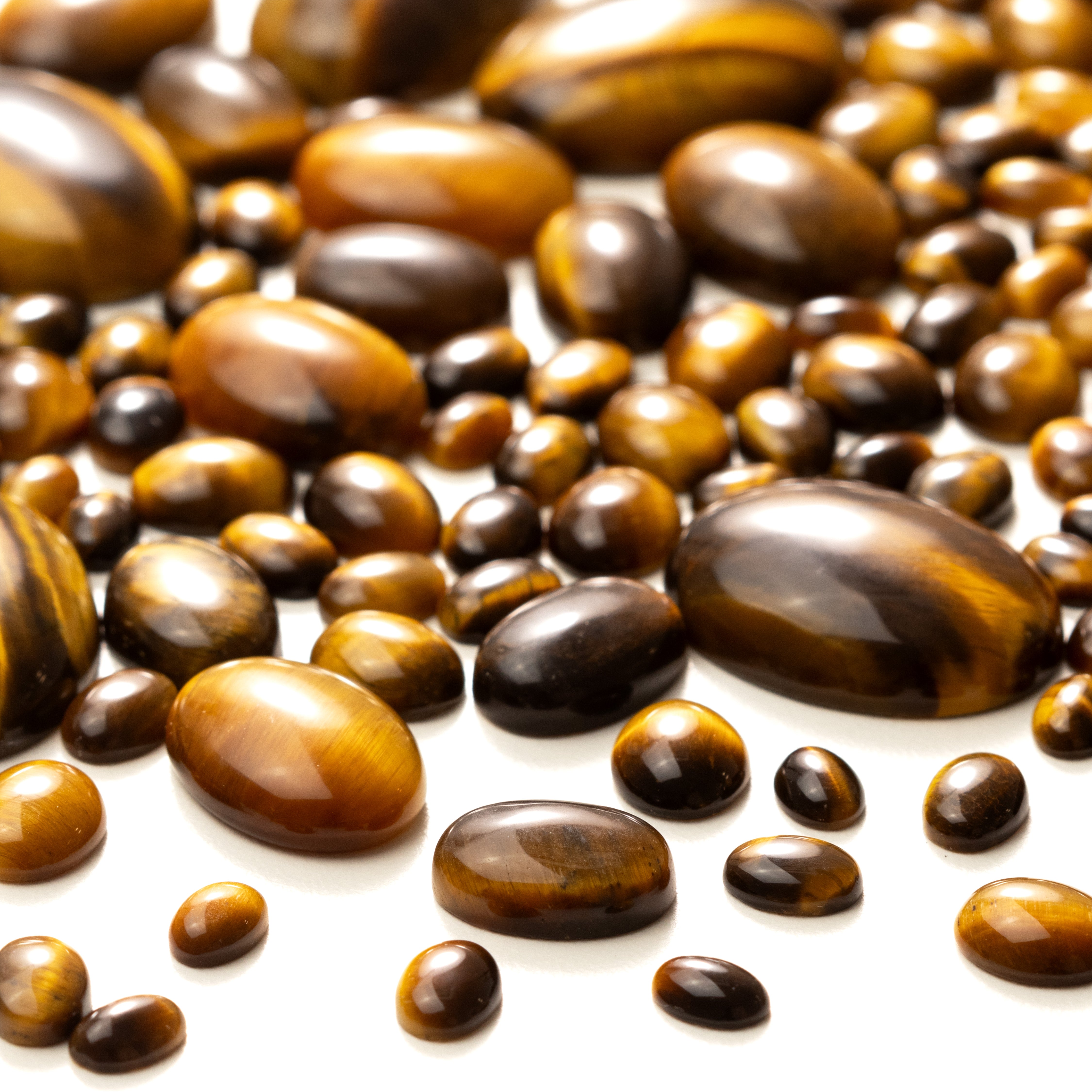 Golden Tiger's Eye Cabochons