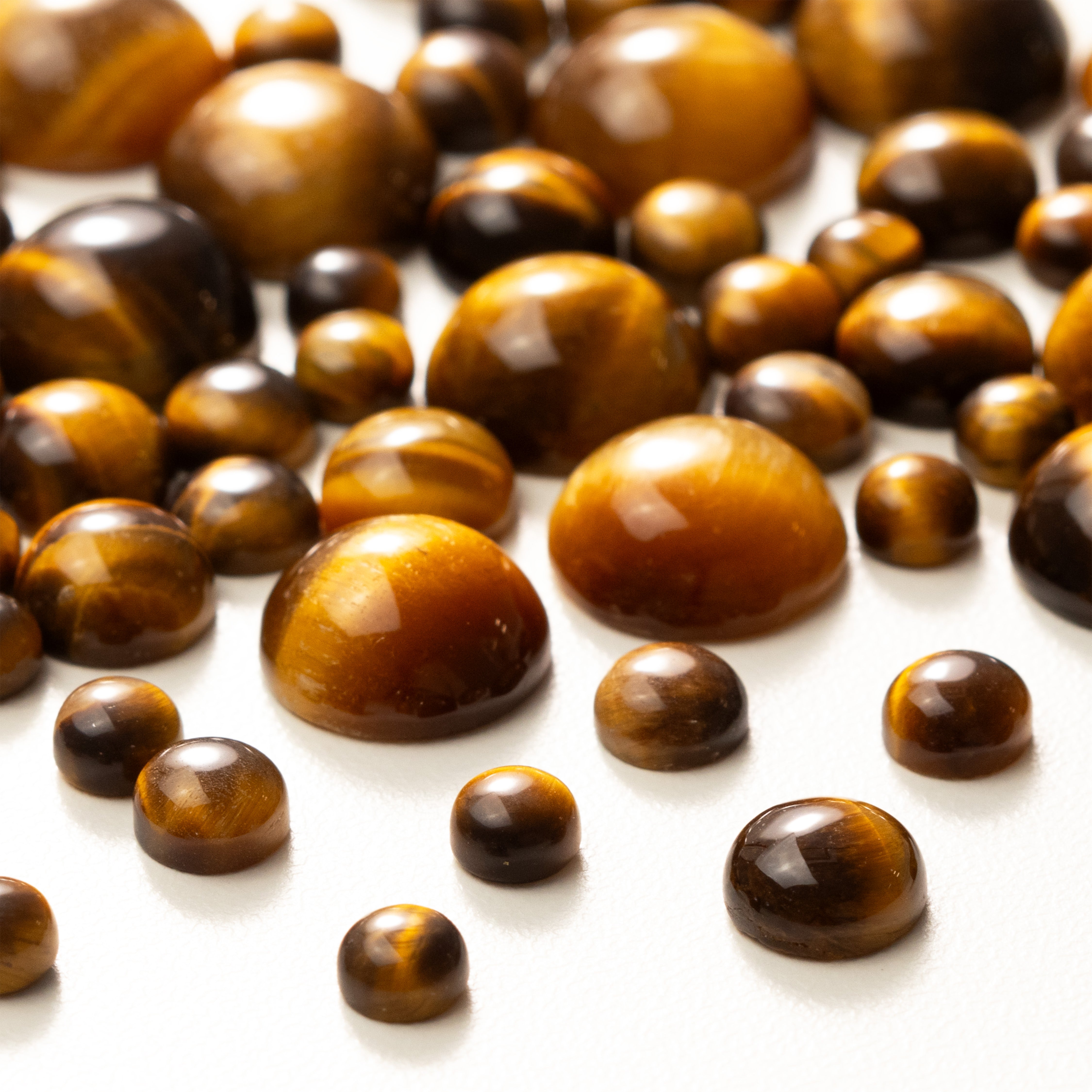 Golden Tiger's Eye Cabochons