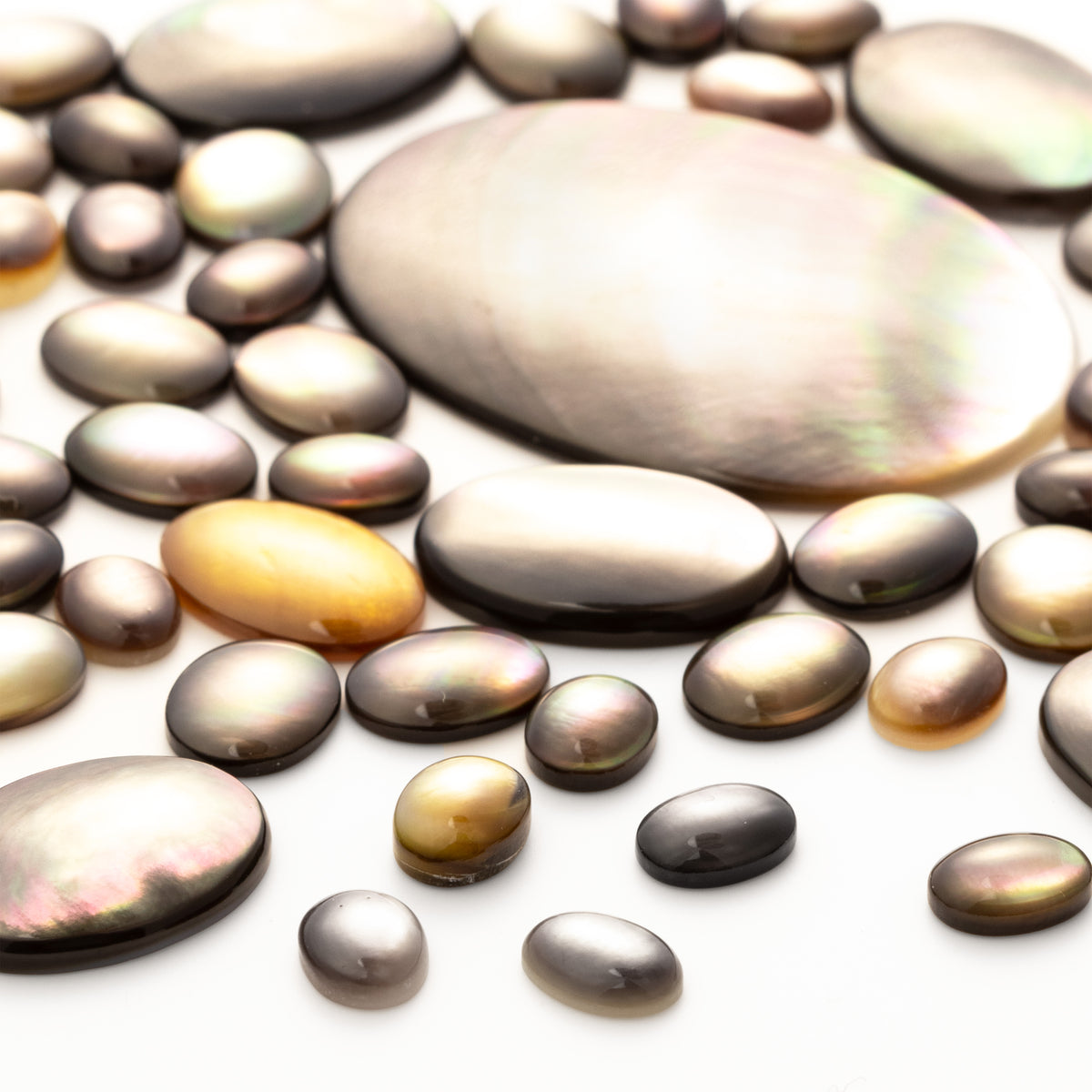 Black Lip Pearl Cabochons